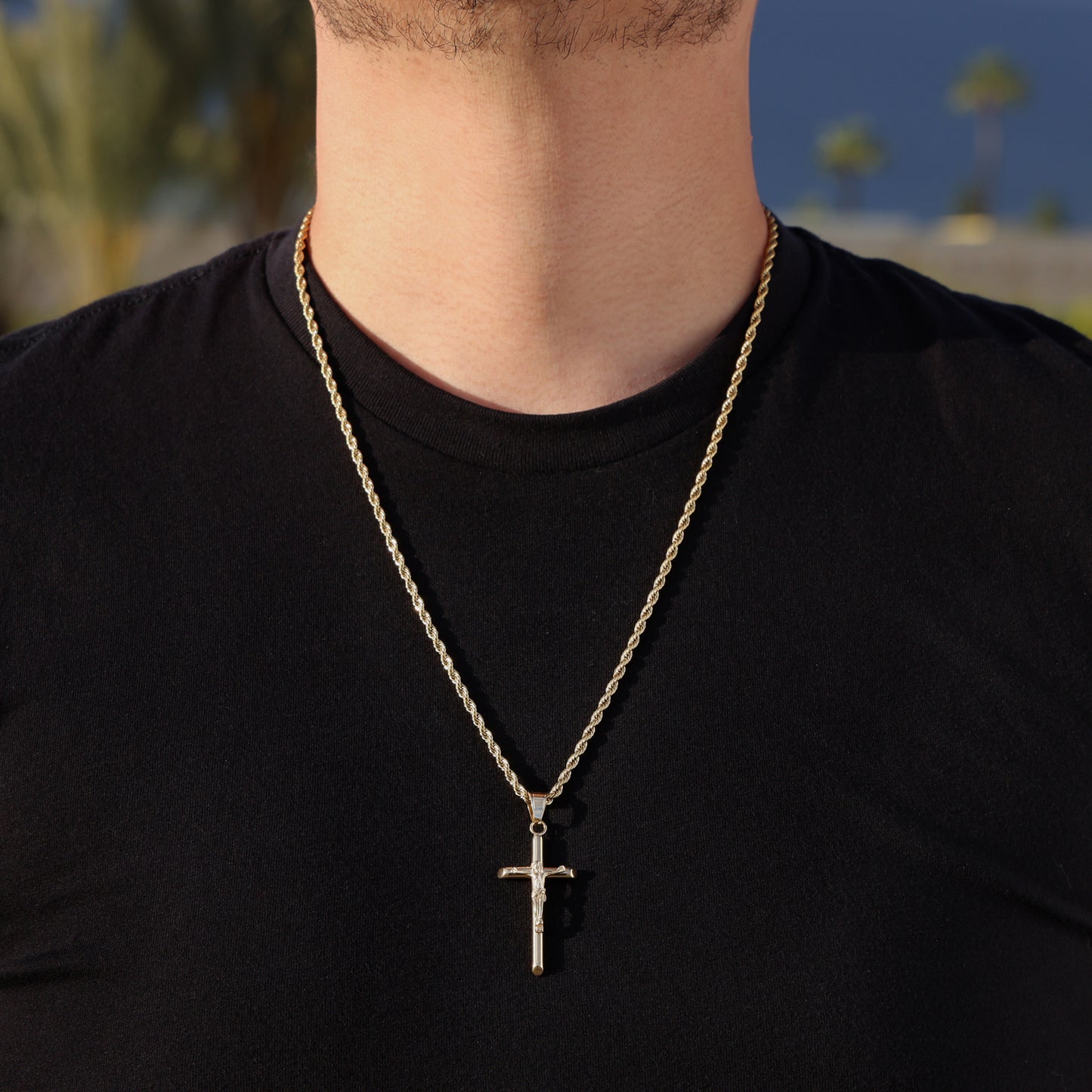 The Classic Crucifix Pendant - Gold