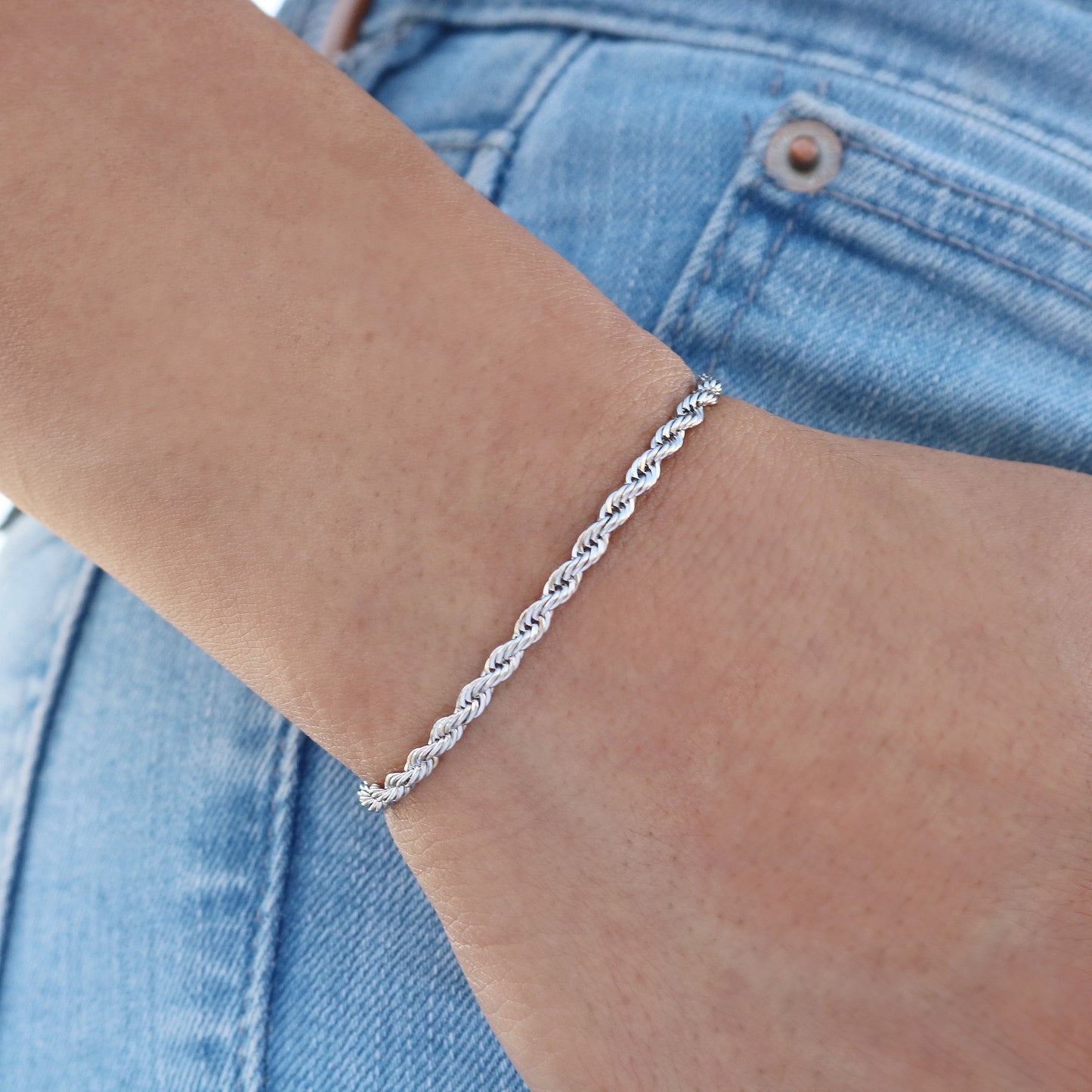 3mm Rope Bracelet - Premium 316L Stainless