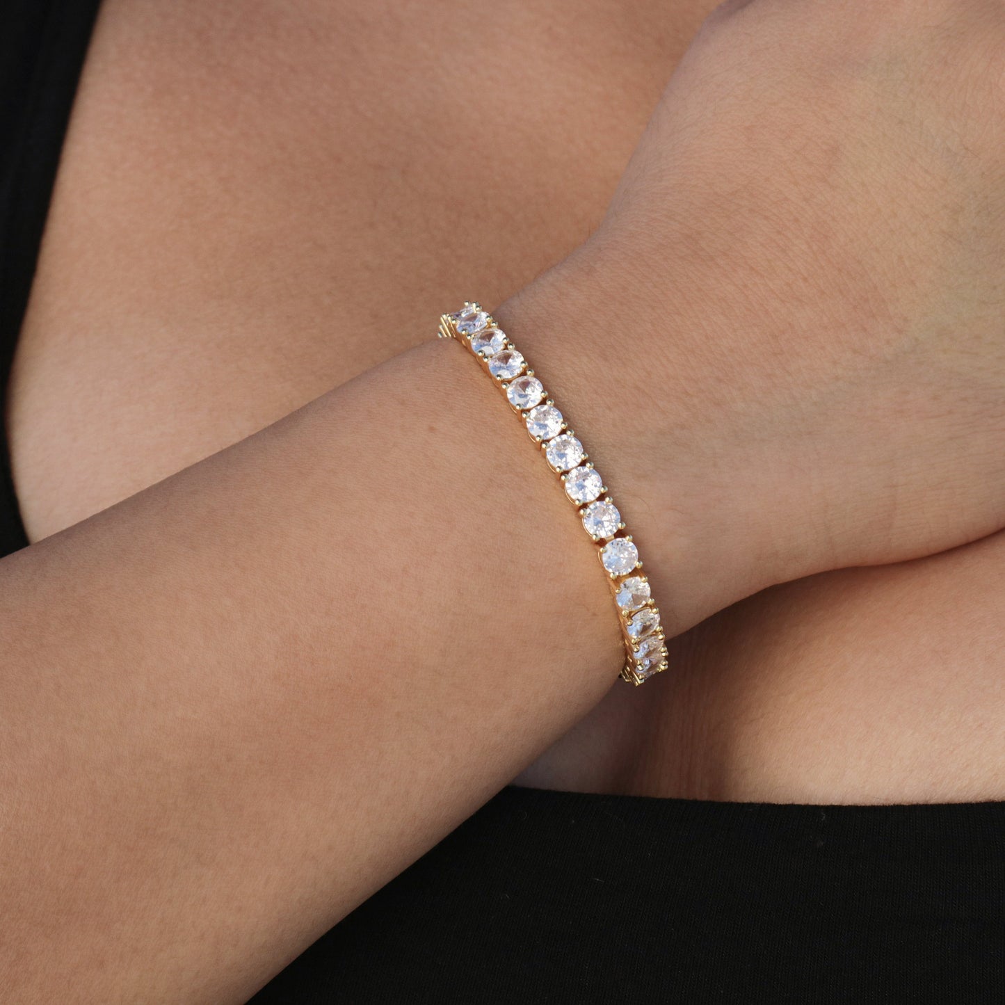 5mm Tennis Bracelet - Gold