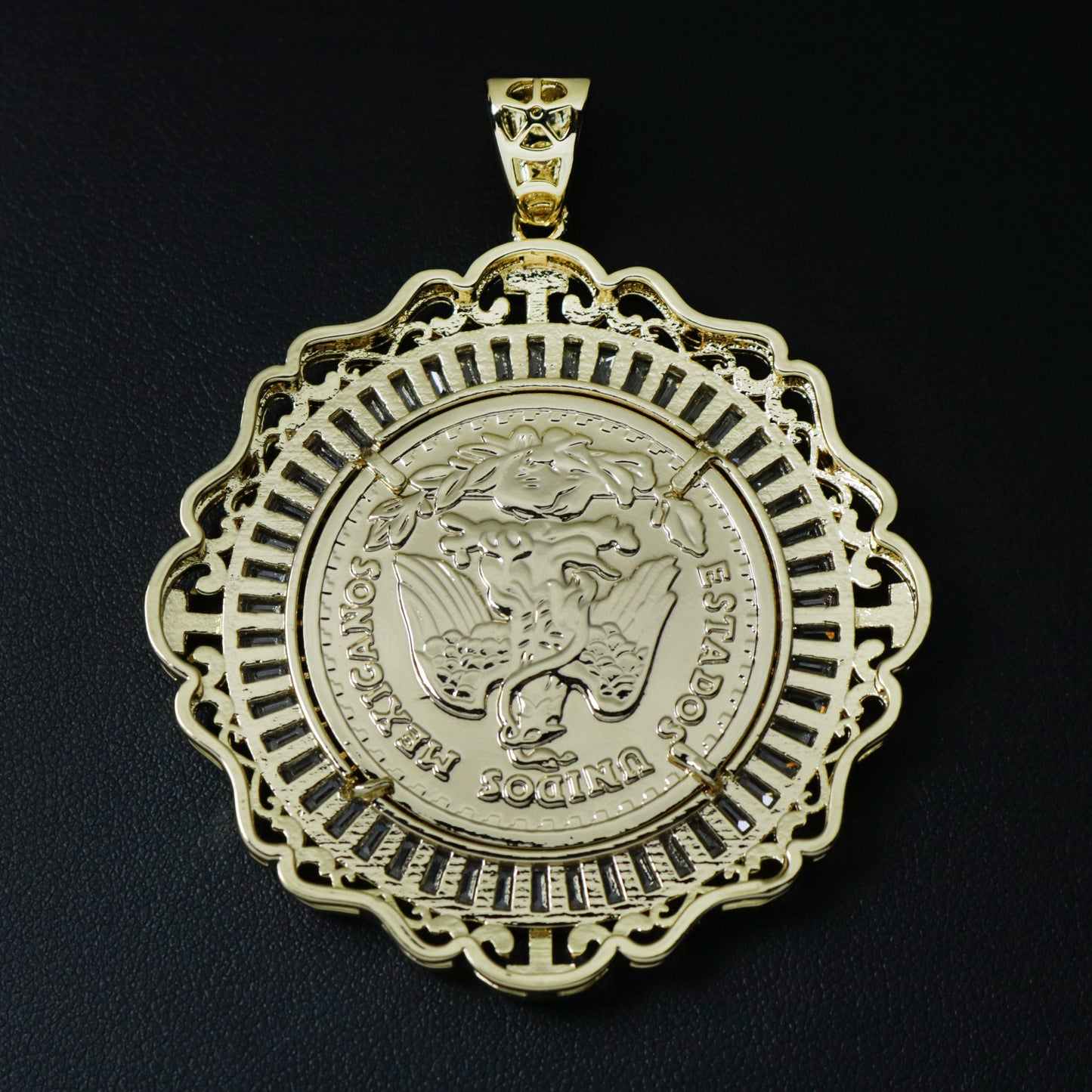 Royal Baguette Bezel Centenario Pendant