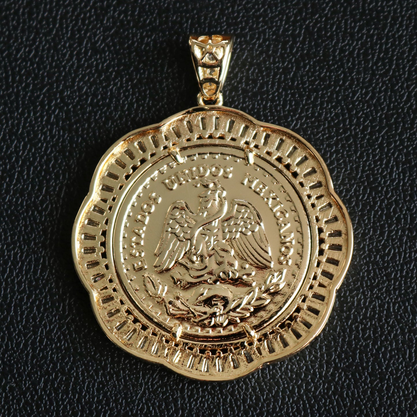 Bubble Baguette Bezel Centenario Pendant