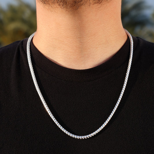4mm Franco Chain - 925 Silver