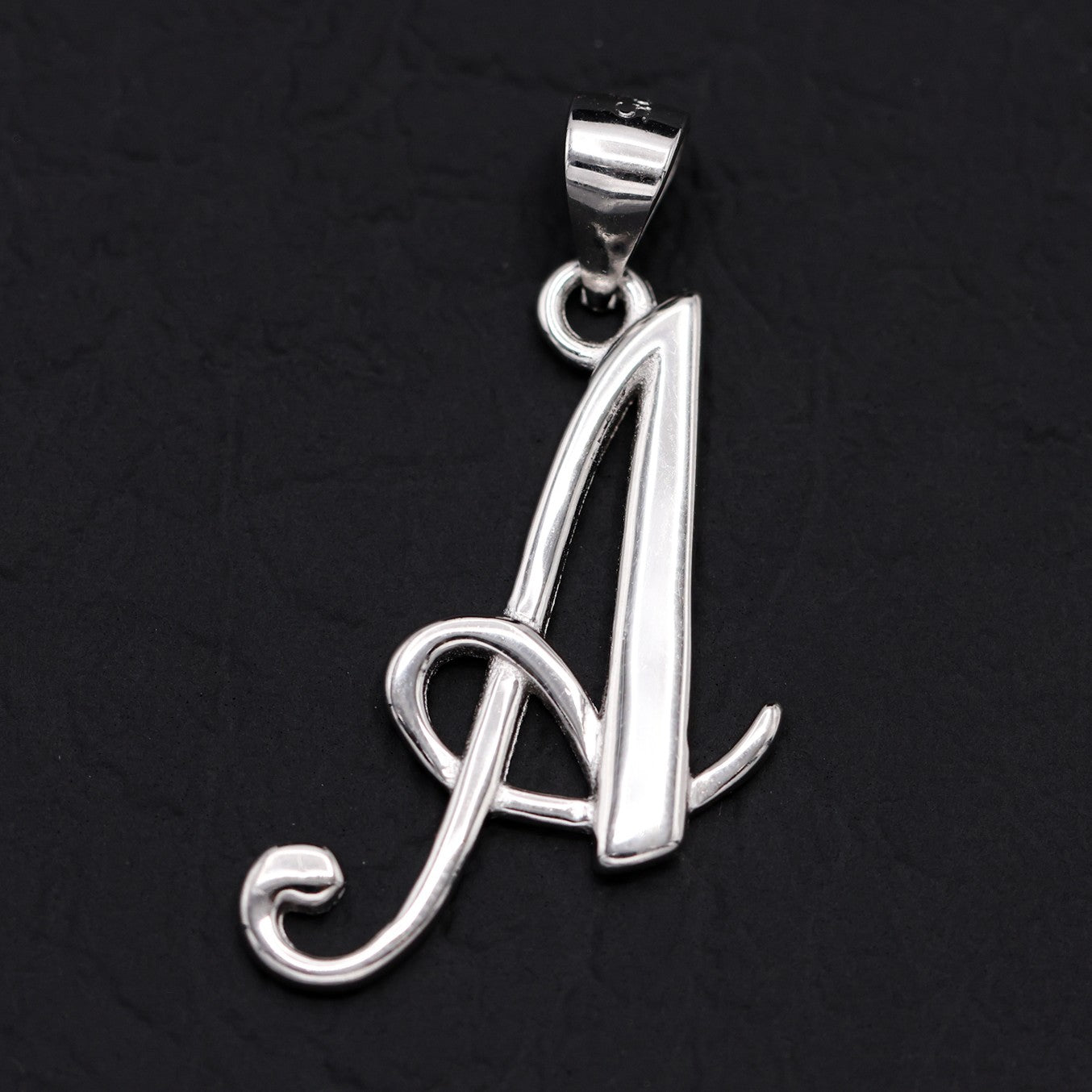 Initial Letter Pendant- 925 Silver