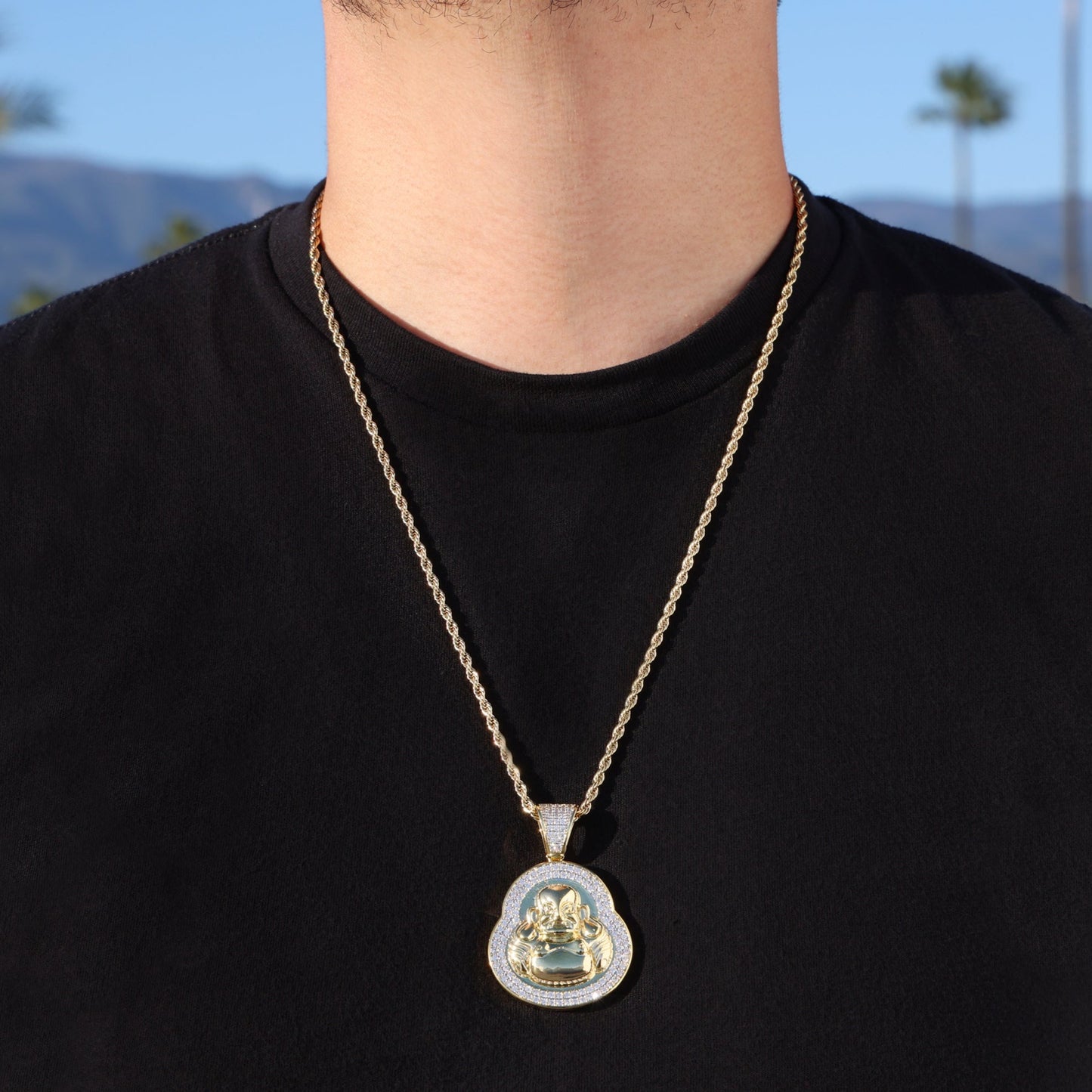 Buddha Pendant - Gold
