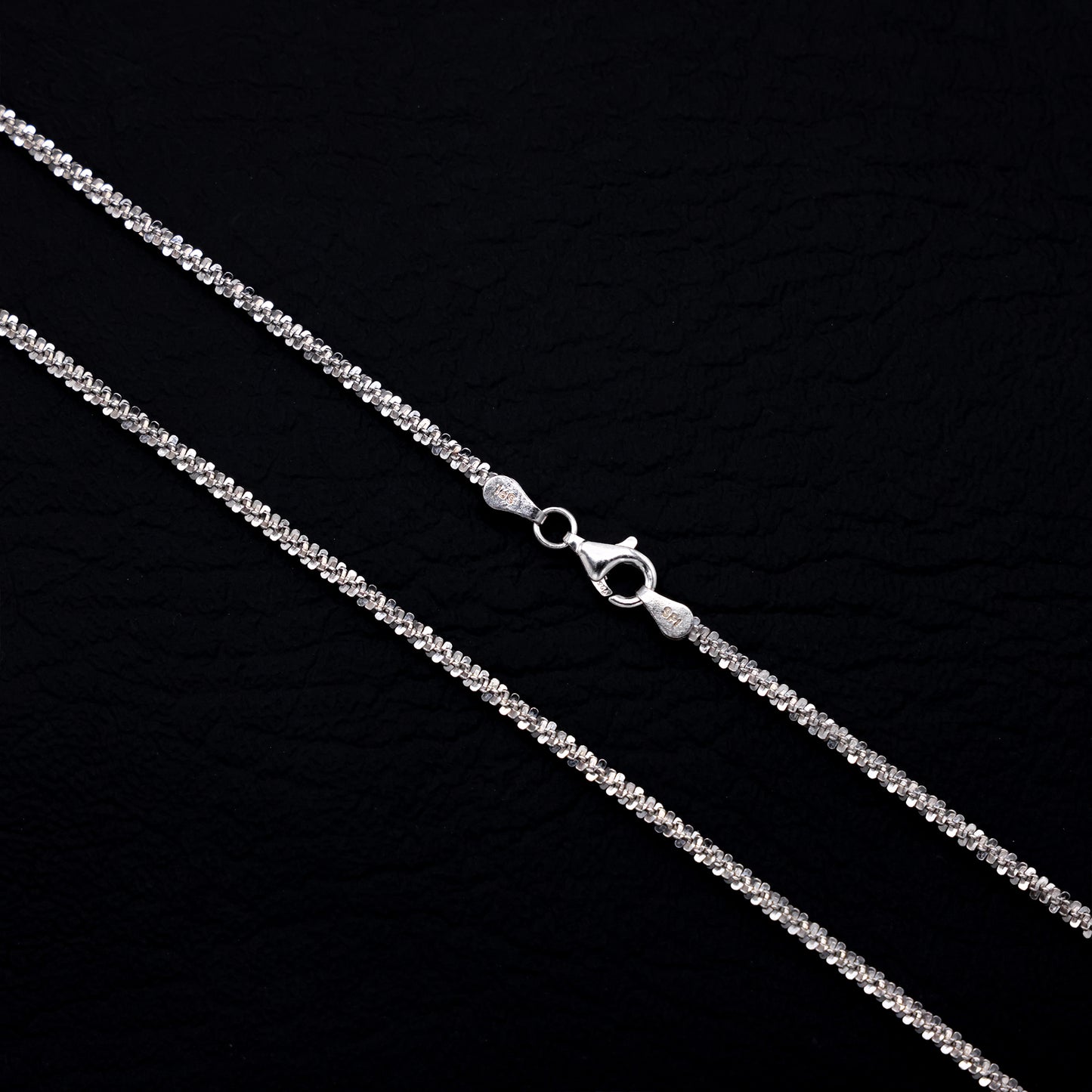 2mm Roc Necklace - 925 Silver