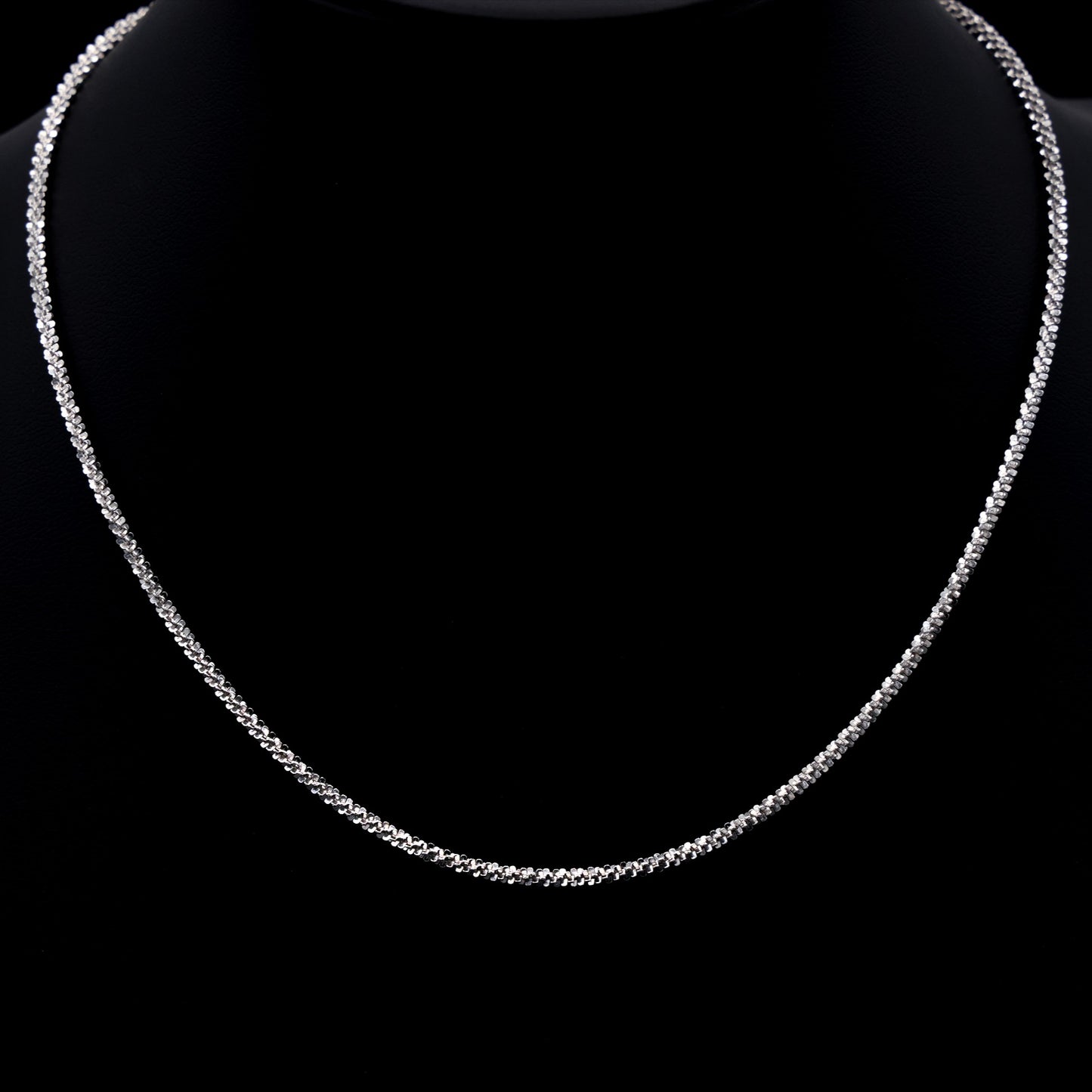 2mm Roc Necklace - 925 Silver