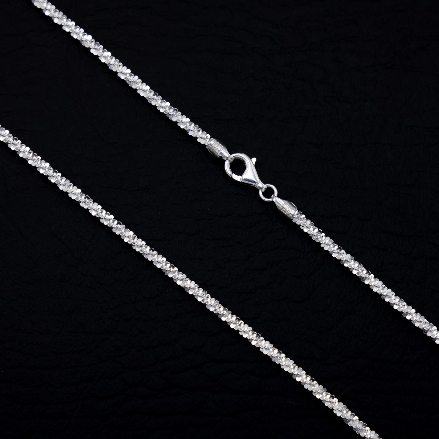 3mm Roc Necklace - 925 Silver