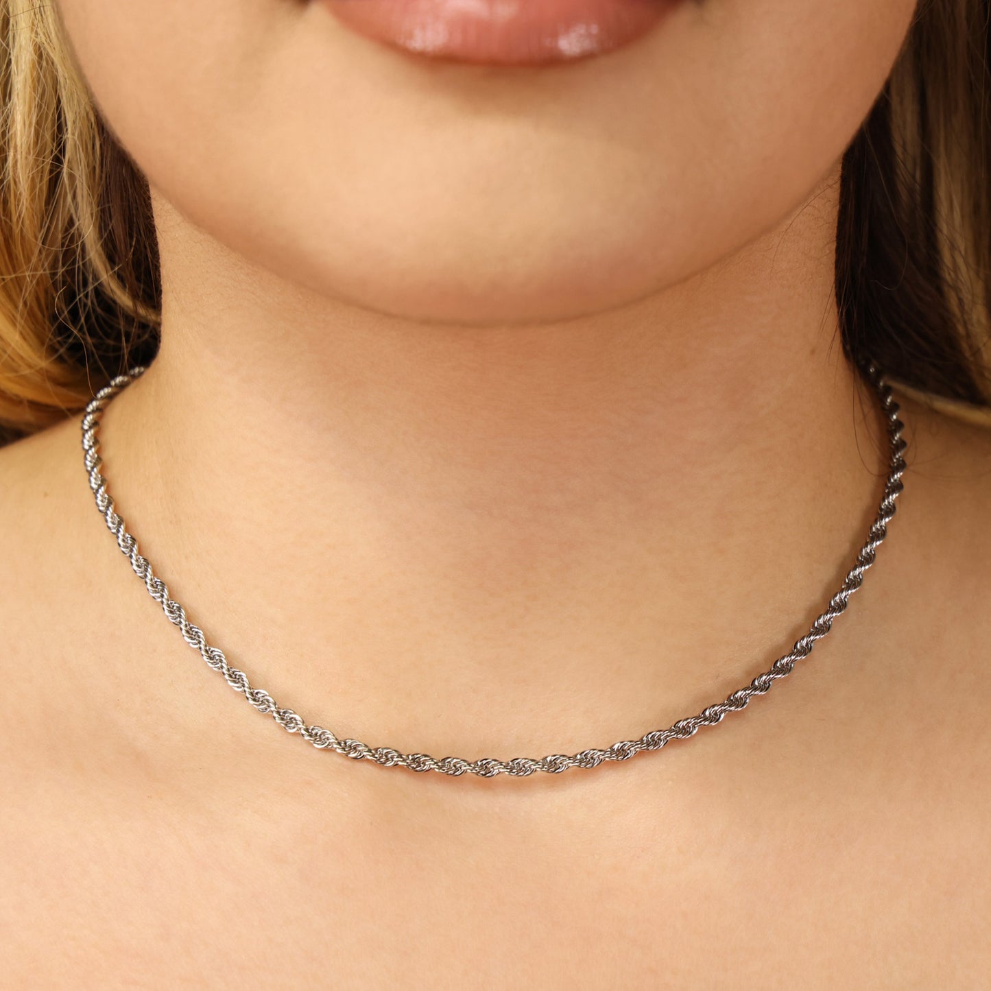 3mm Rope Necklace - Premium 316L Stainless