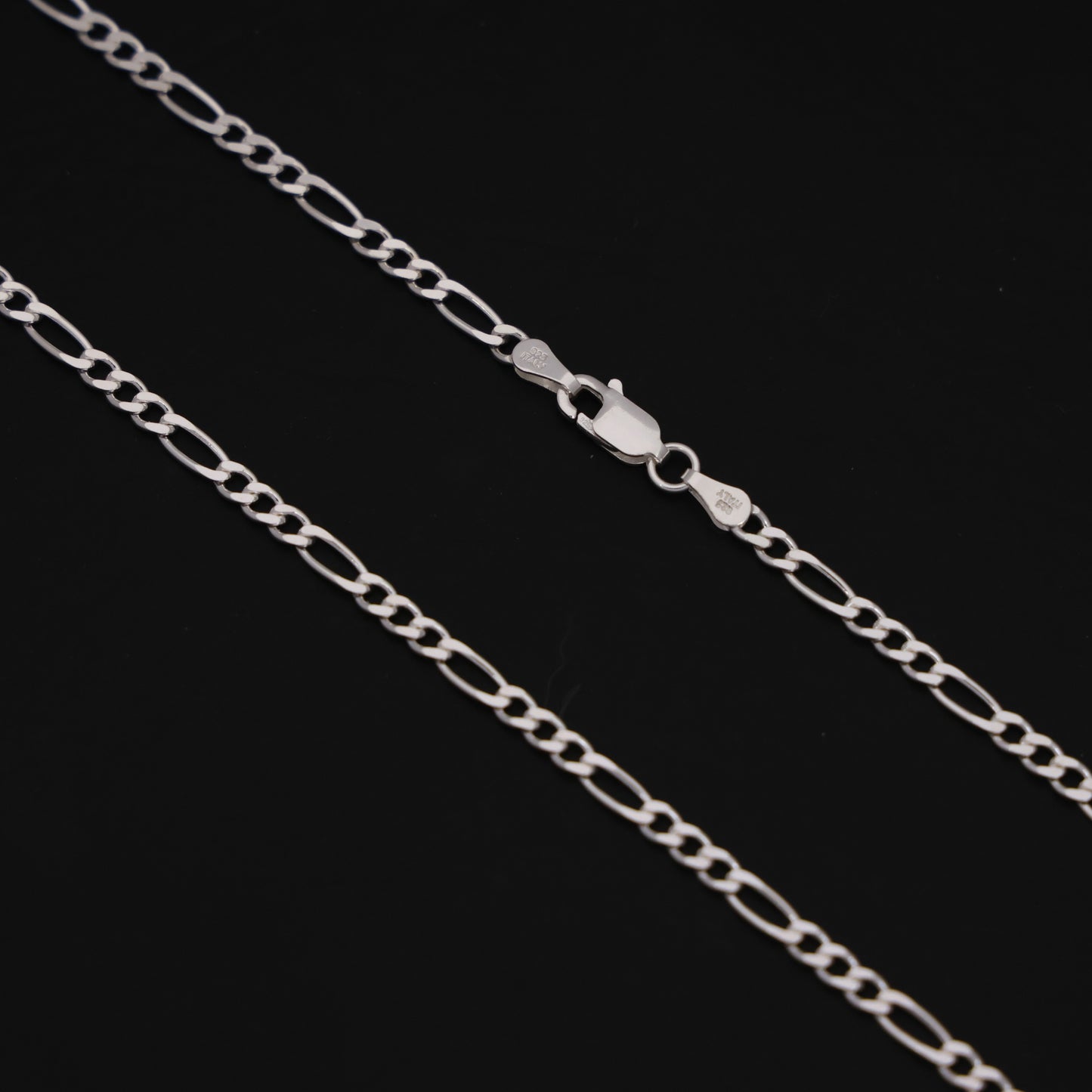 3mm Figaro Necklace - 925 Silver