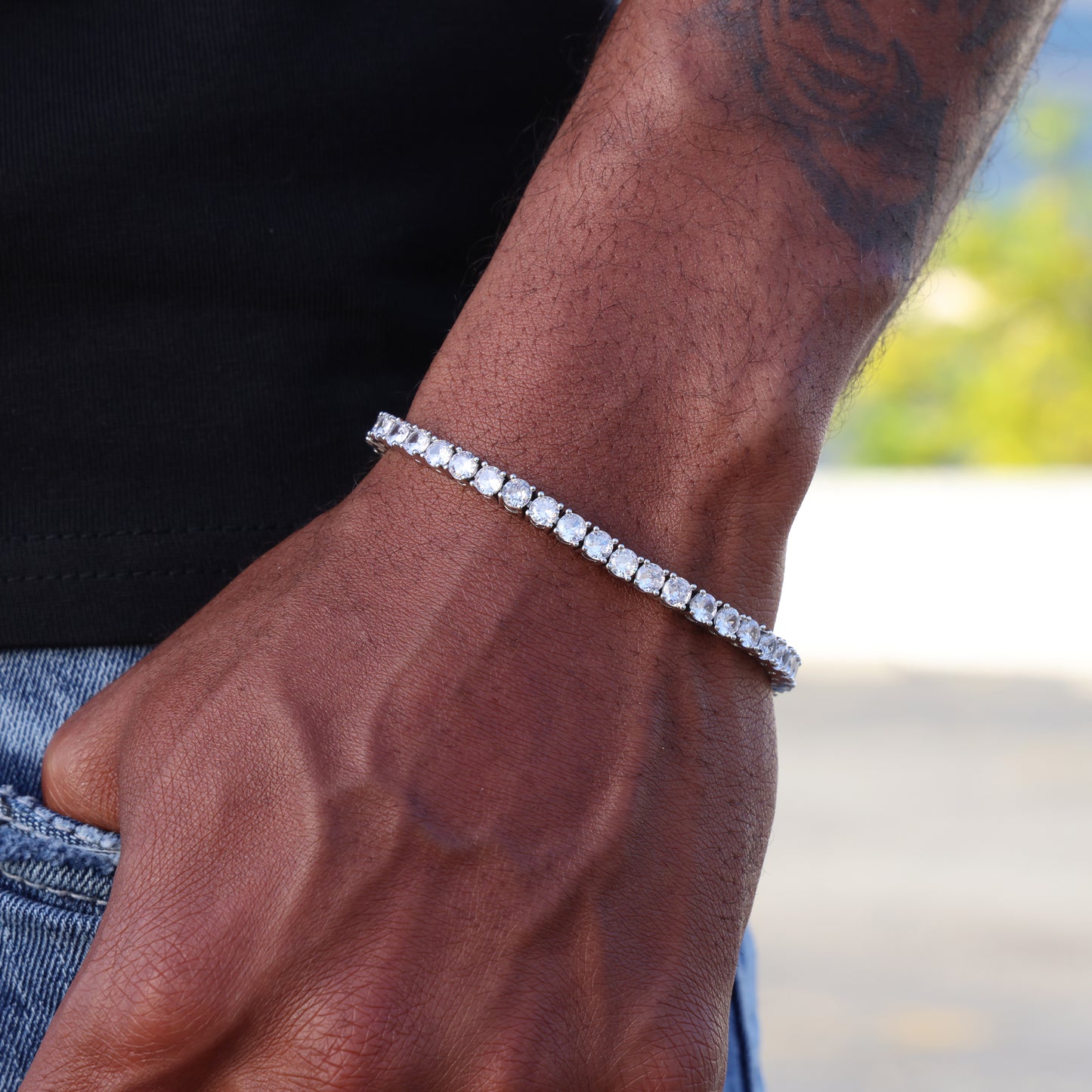 5mm Tennis Bracelet - 925 Silver