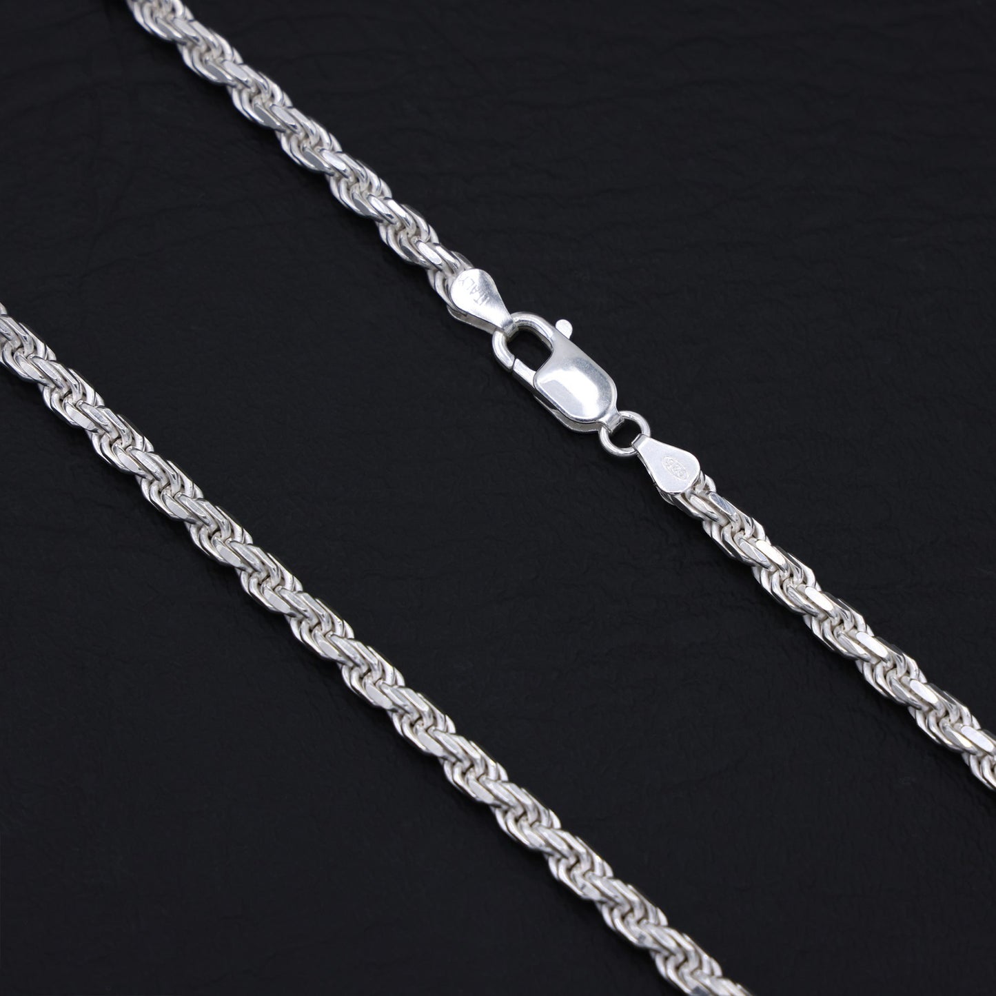 5mm Rope Chain - 925 Silver