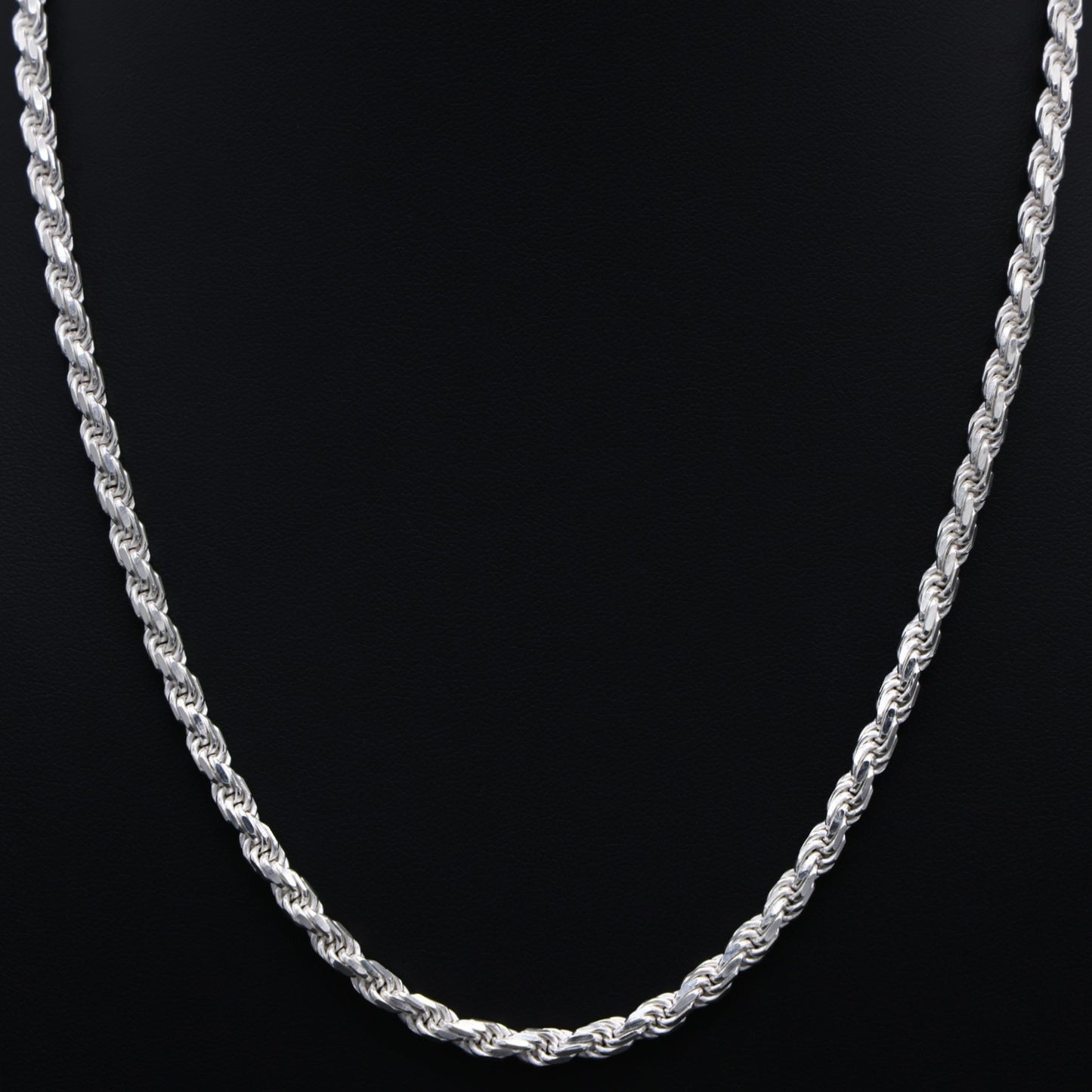 5mm Rope Chain - 925 Silver