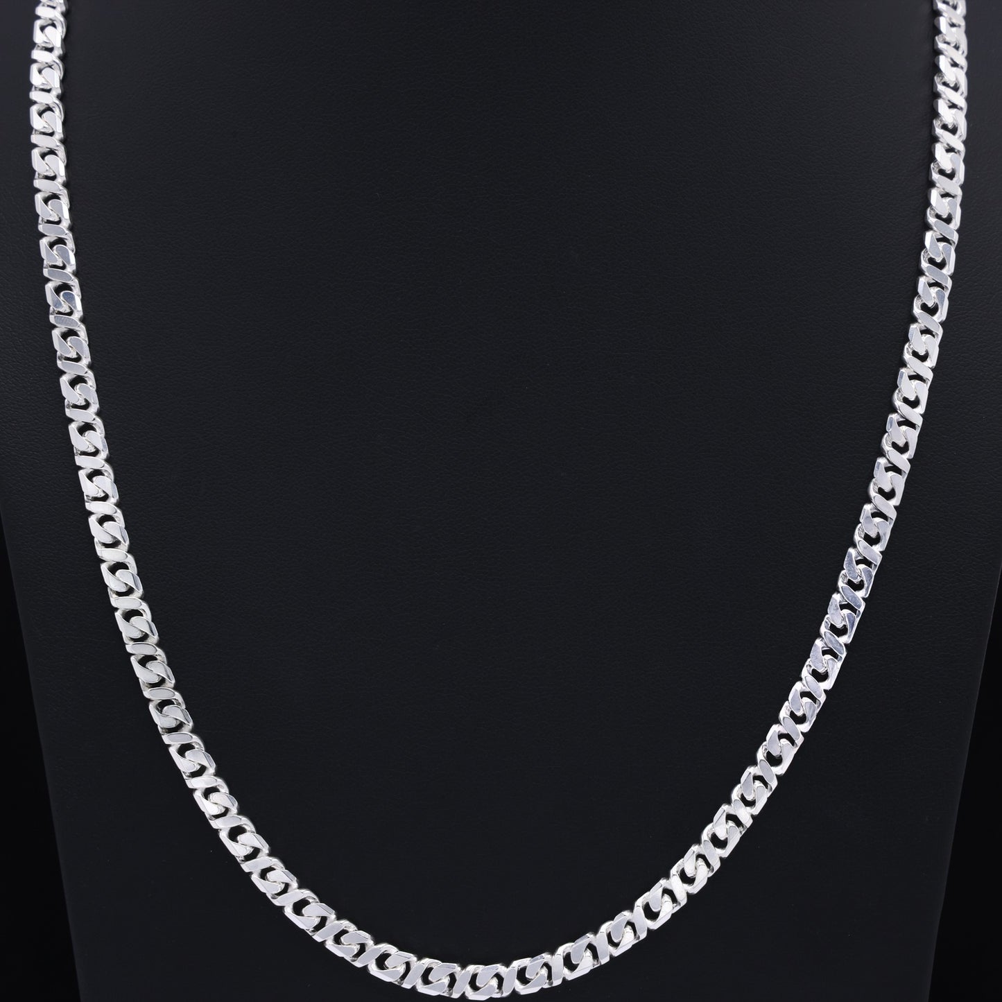 5.3mm Dollar Cuban Diamond Cut Chain - 925 Silver