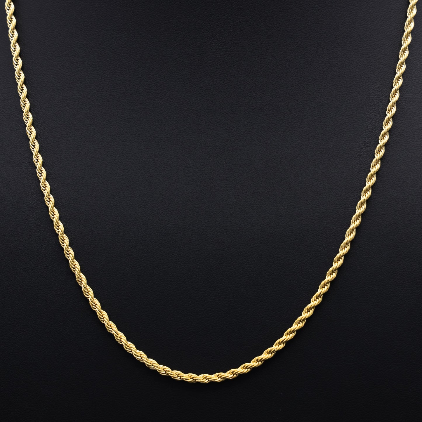 3mm Rope Chain - Gold