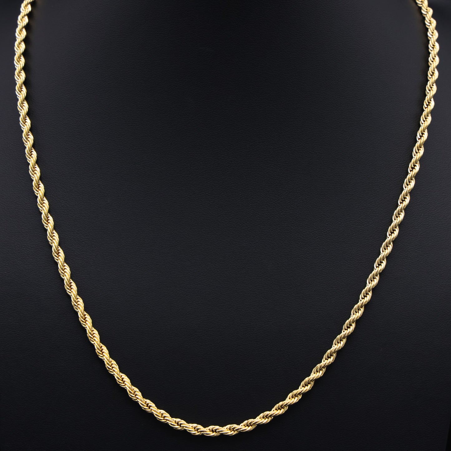 4mm Rope Chain - Gold