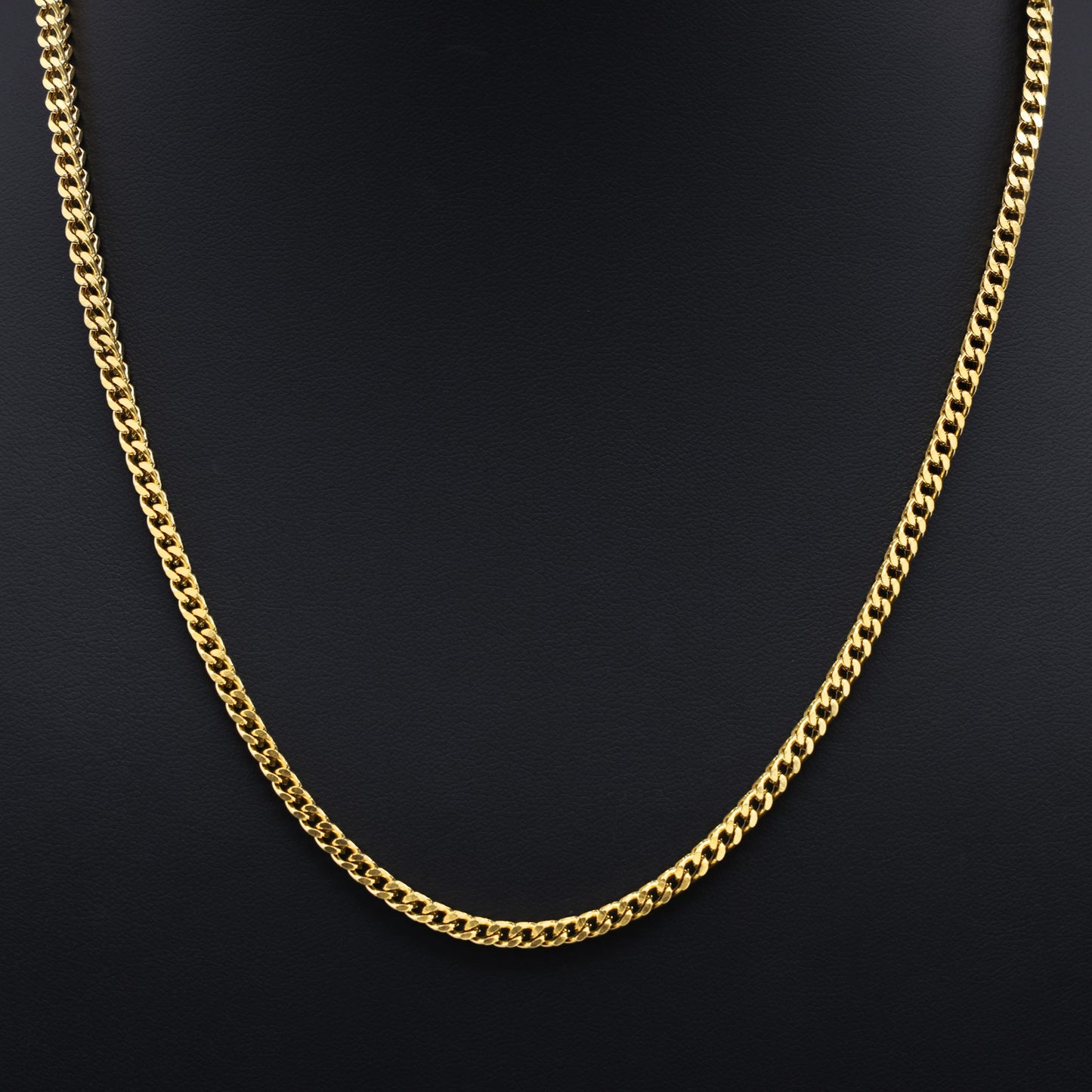 3mm Franco Chain - Gold