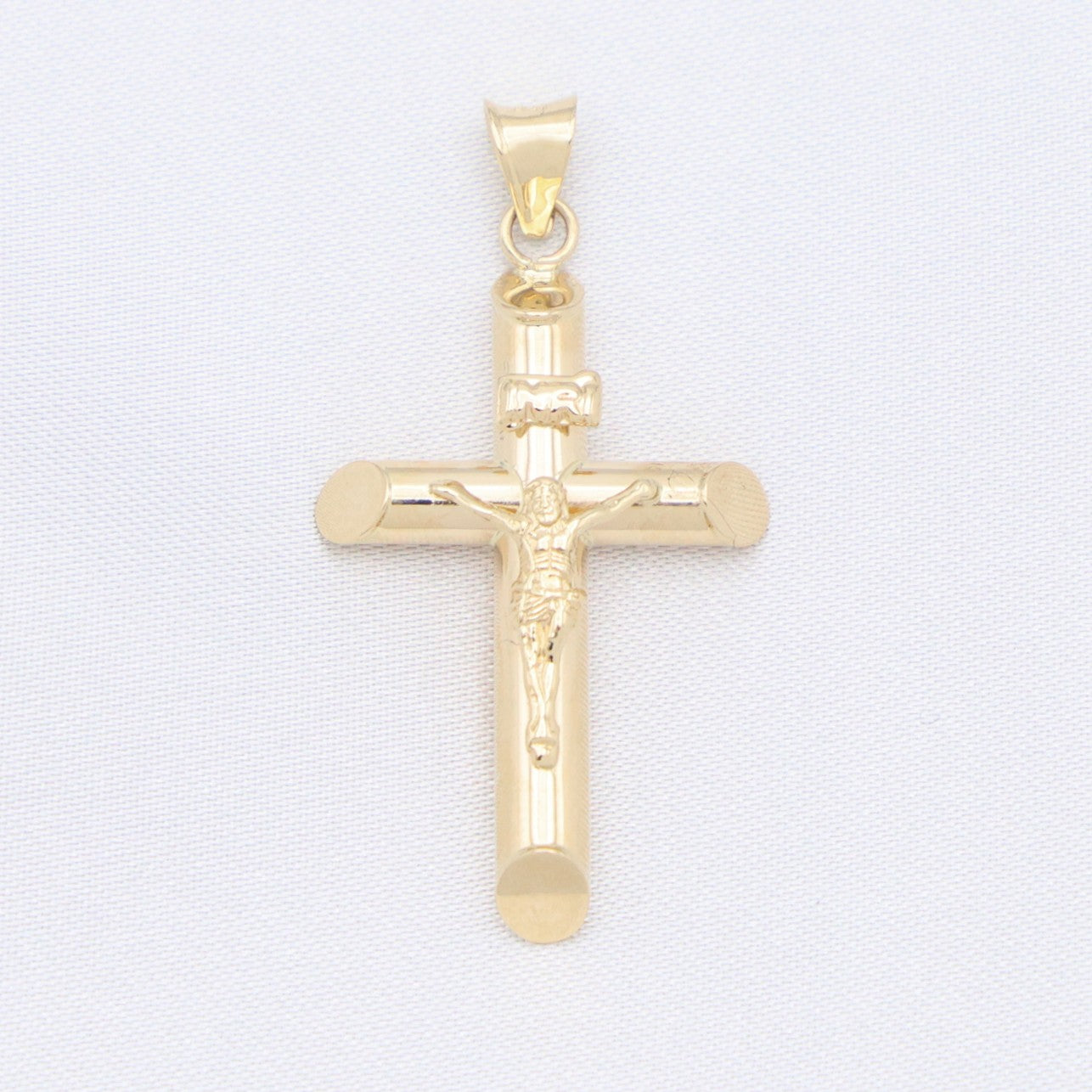 Small Crucifix Pendant - 14k Gold