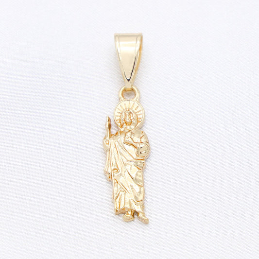 Small San Judas Necklace - Gold