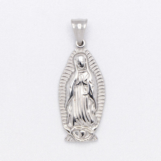 Lady of Guadalupe Pendant - Stainless