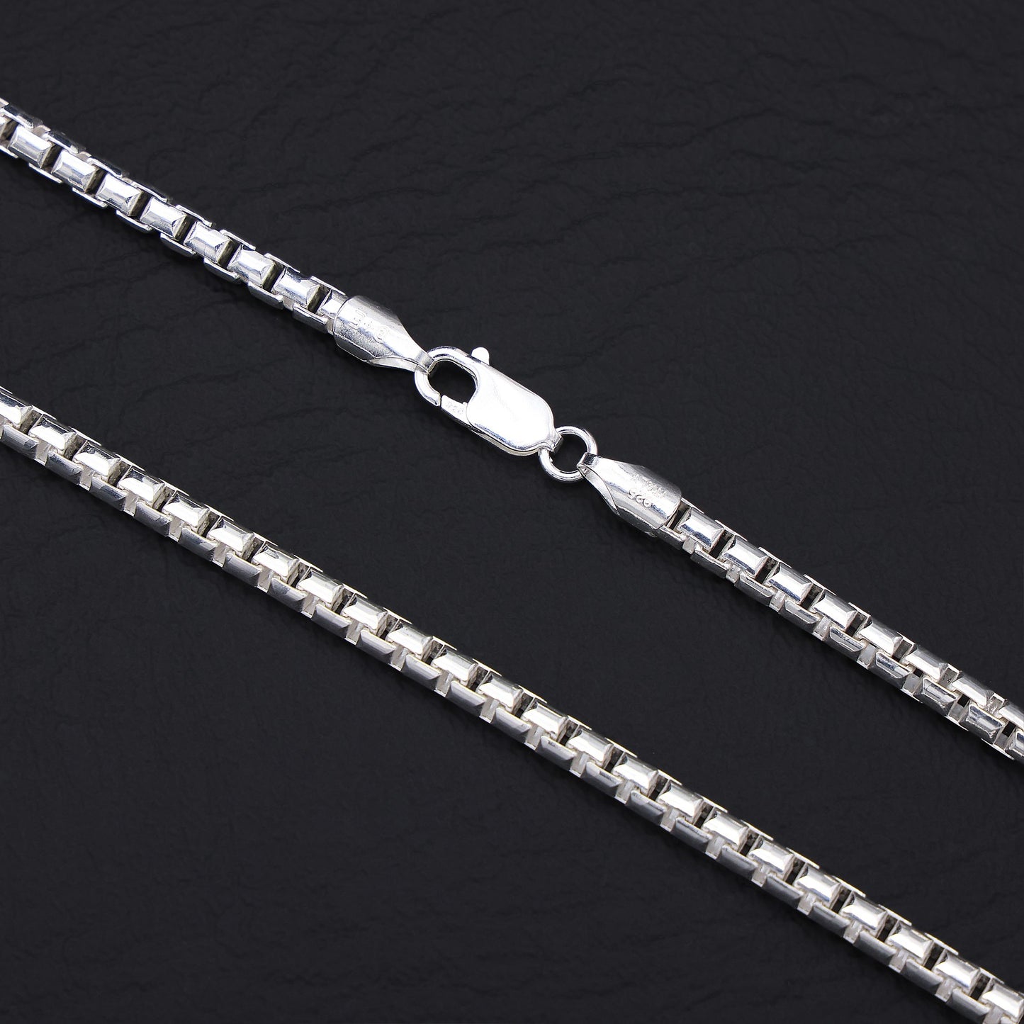 5mm Round Box Chain - 925 Silver