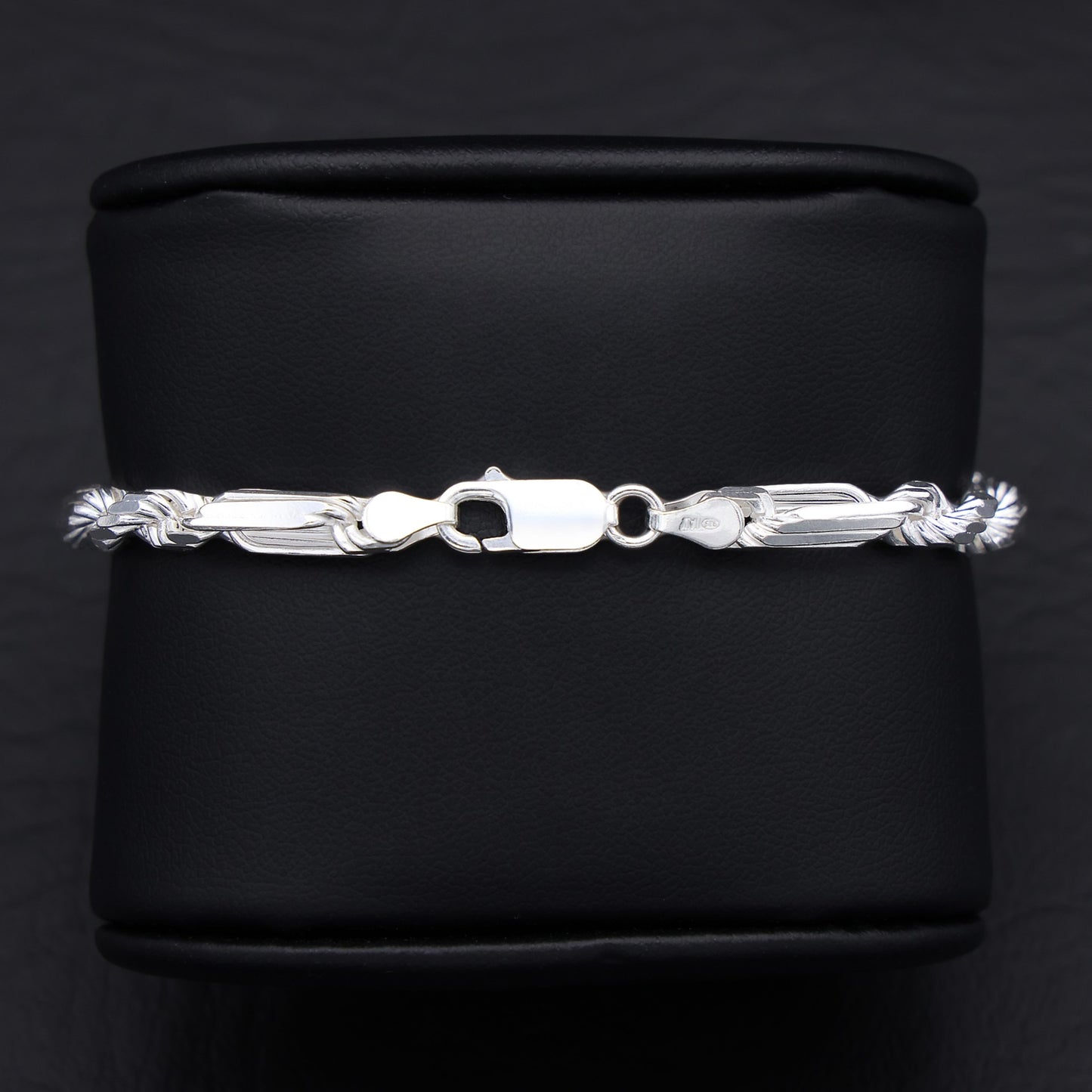 5mm Figarope Bracelet - 925 Silver