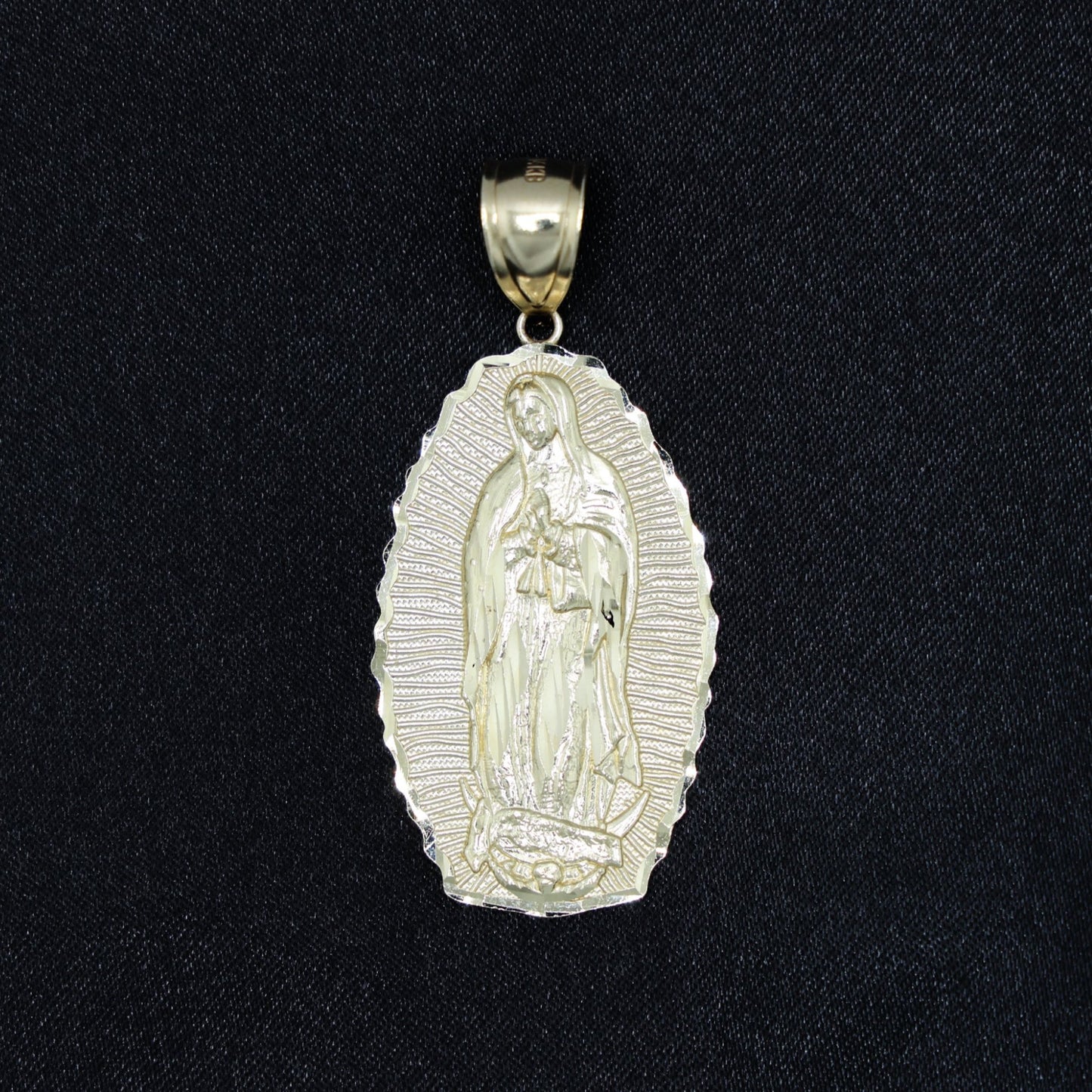 Virgin Mary Pendant - 14k Gold