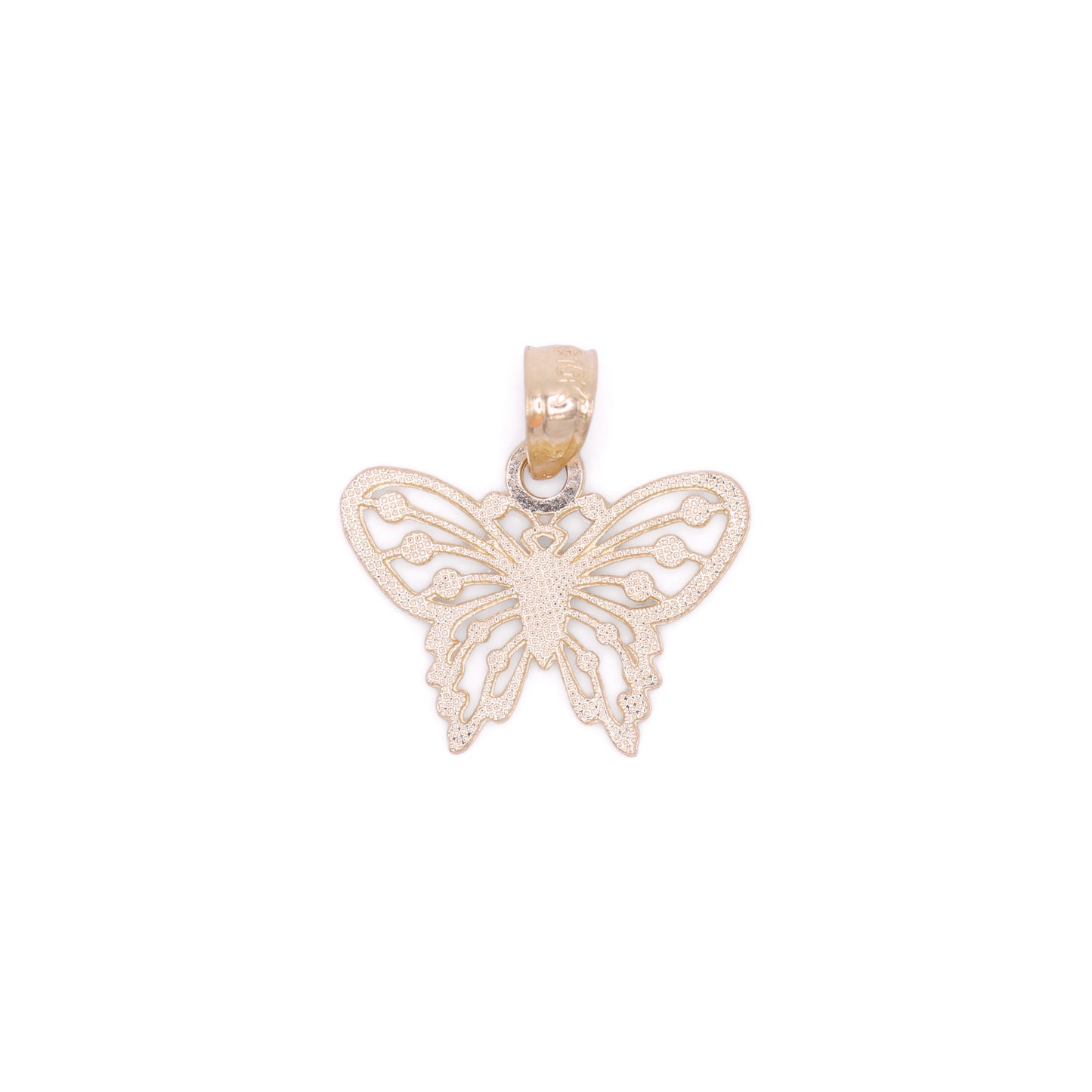 Small Butterfly Pendant - 10k Gold