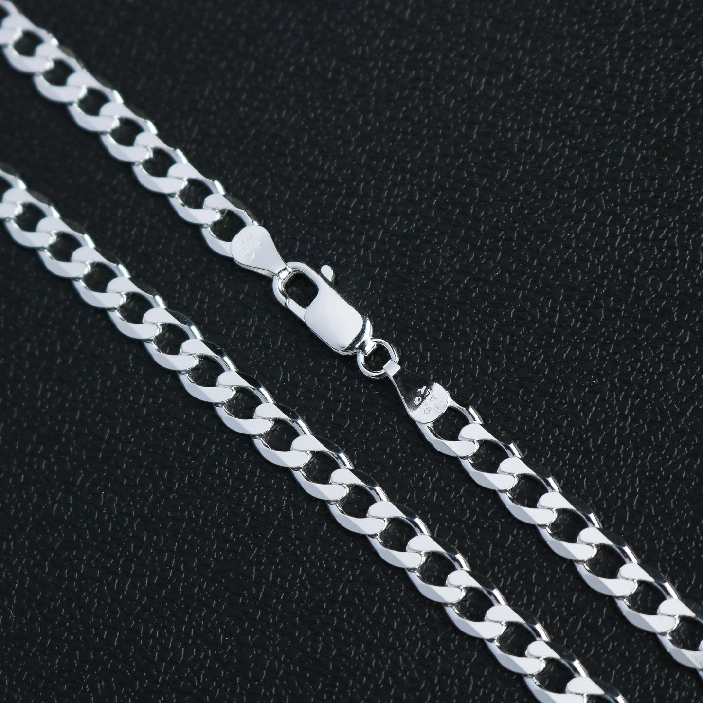 6mm Cuban Chain - 925 Silver