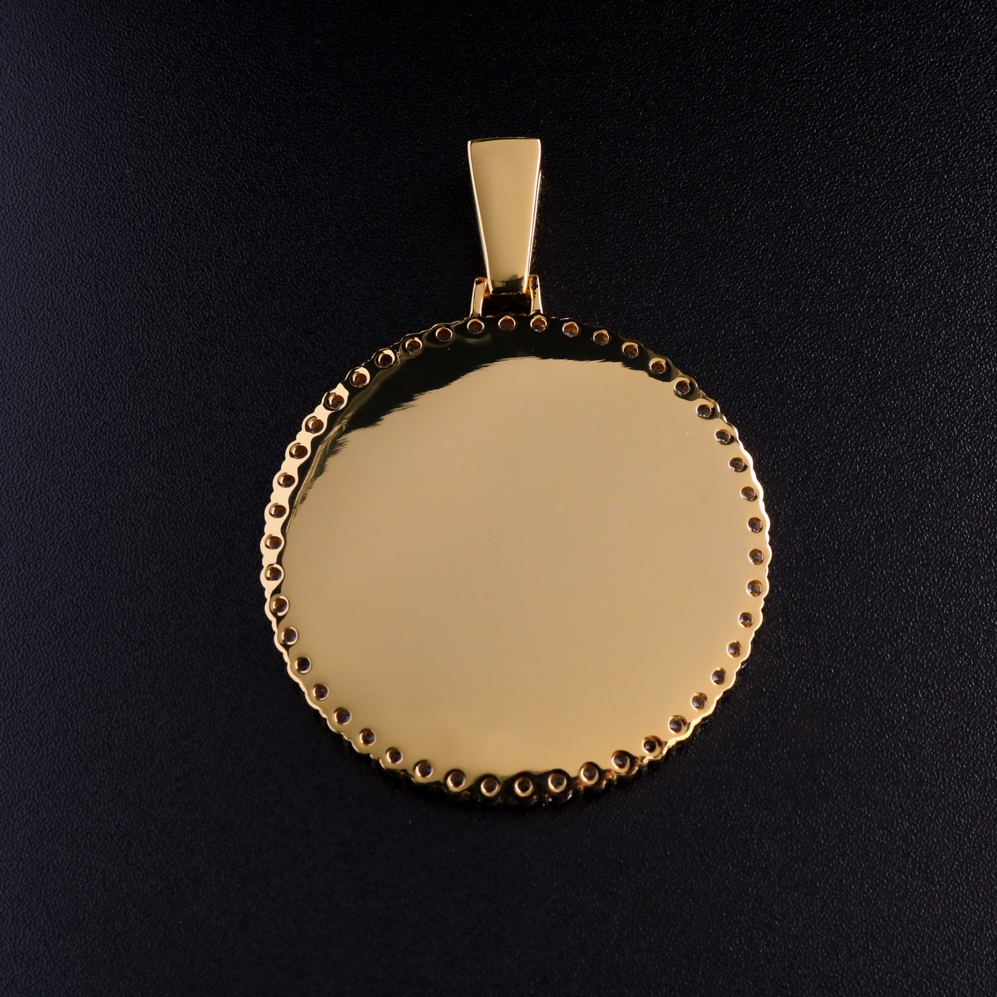 Custom XL Photo Pendant - Gold
