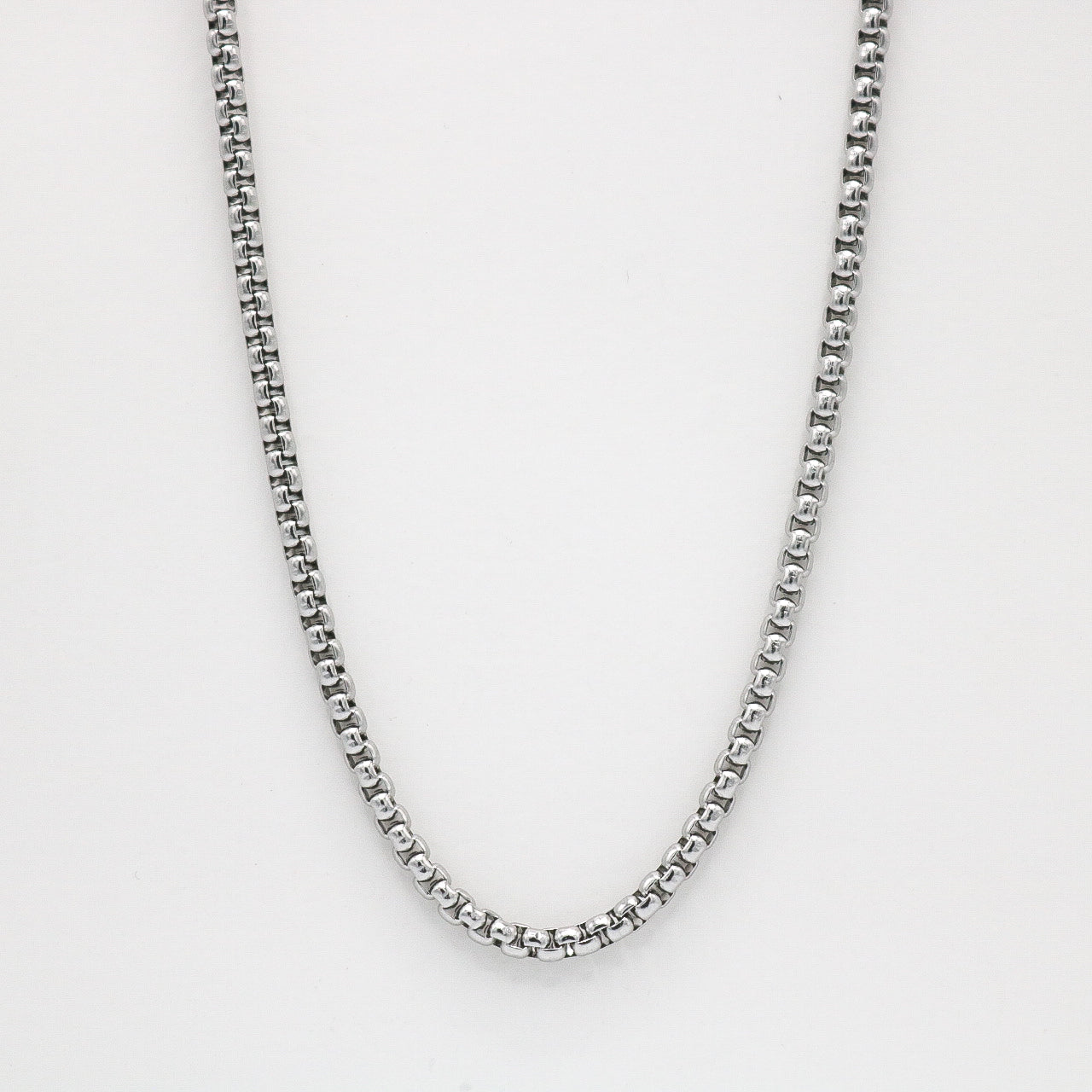 4mm Round Box Chain - Premium 316L Stainless