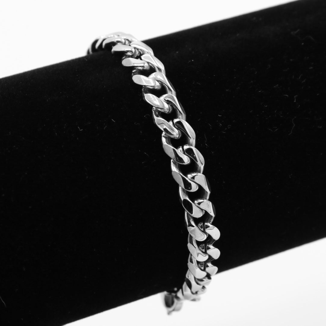 7mm Cuban Curb Bracelet - Premium 316L Stainless