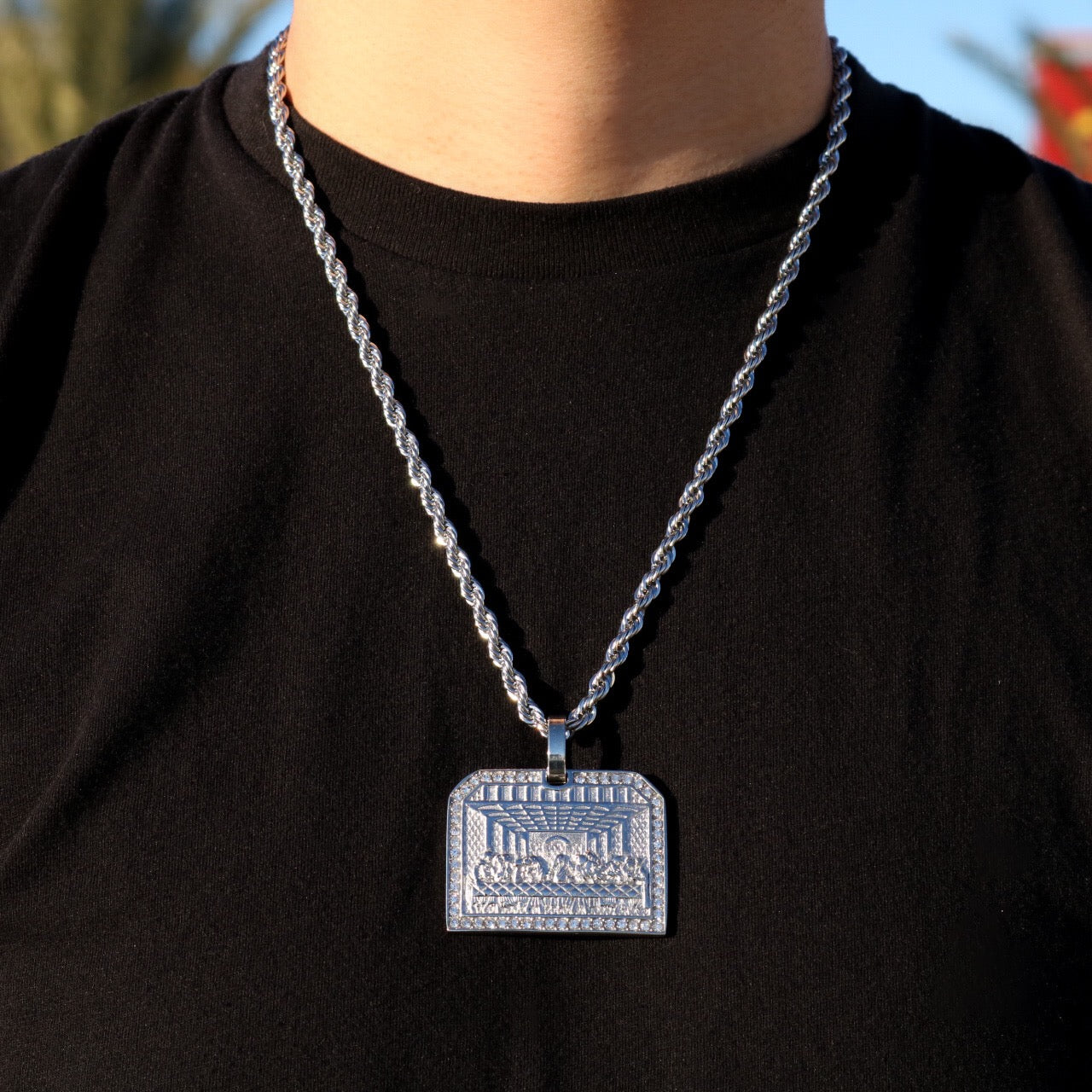 Big Last Supper Pendant - Premium 316L Stainless