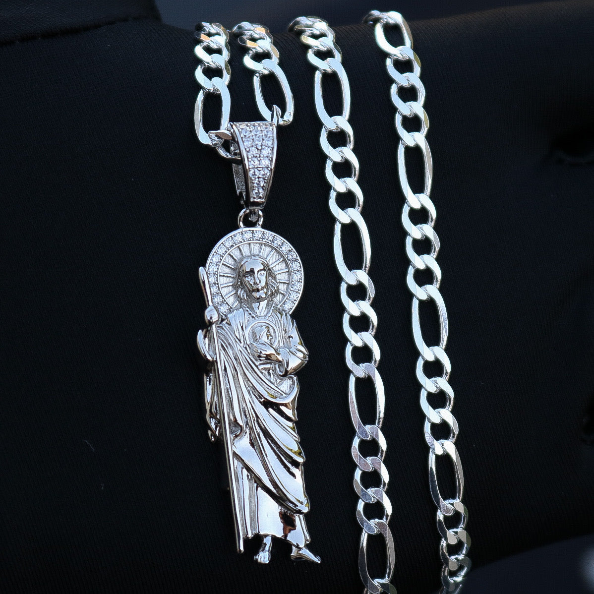 San Judas Pendant - 925 Silver