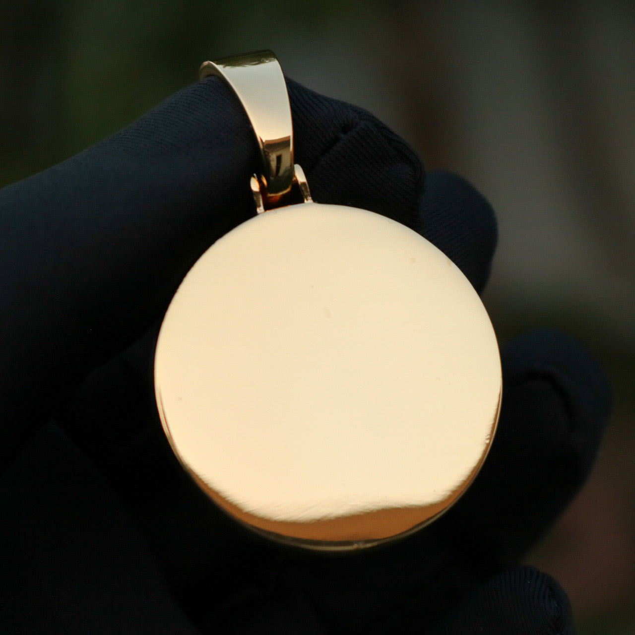 Custom Photo Pendant - Gold