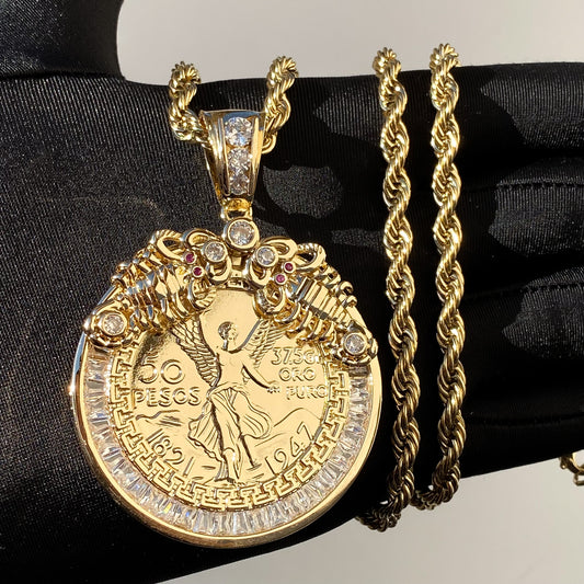El Alacran Baguette Centenario Pendant