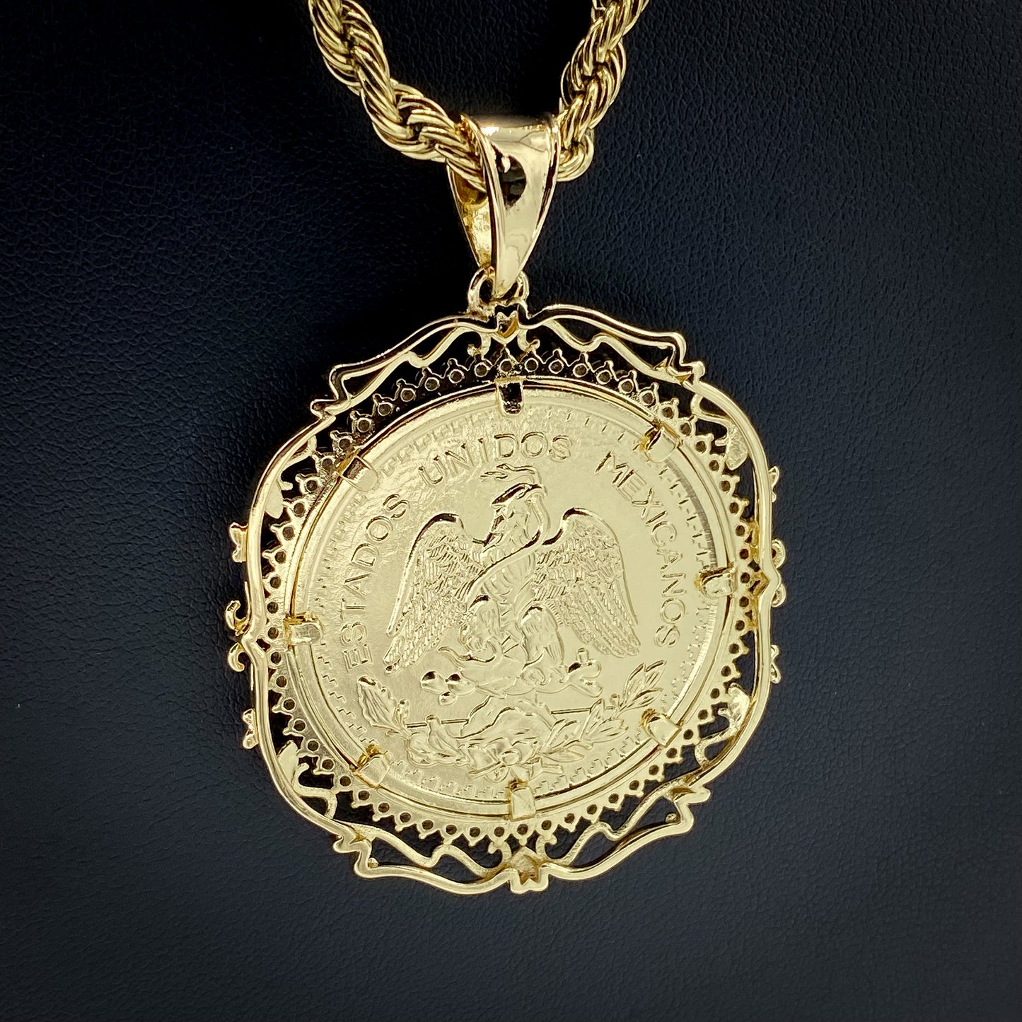 Royal Diamond Bezel Centenario Pendant