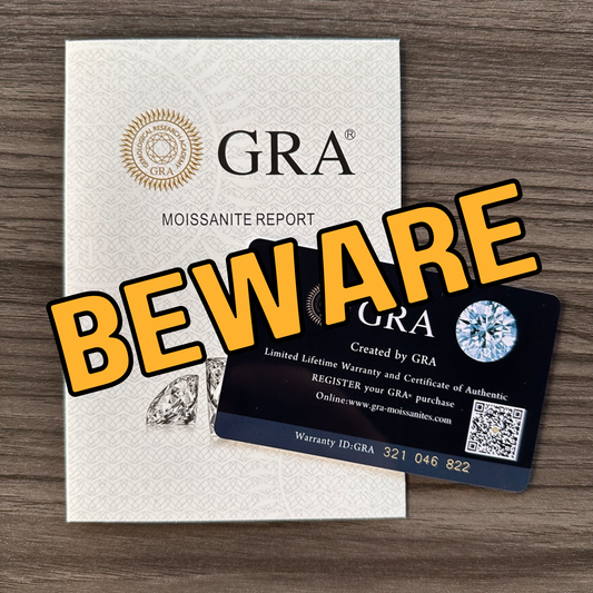 Beware of Fake "GRA" Certificates for Moissanite
