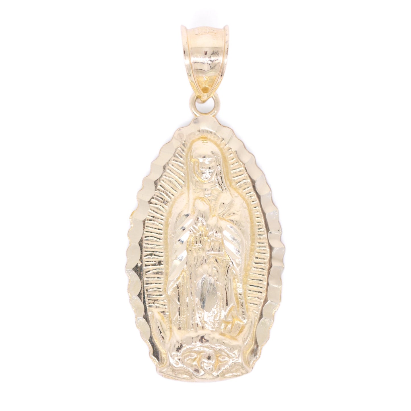 Virgin Mary Pendant - 10k Gold