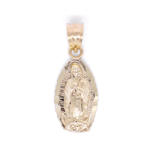 Virgin Mary Pendant - 10k Gold