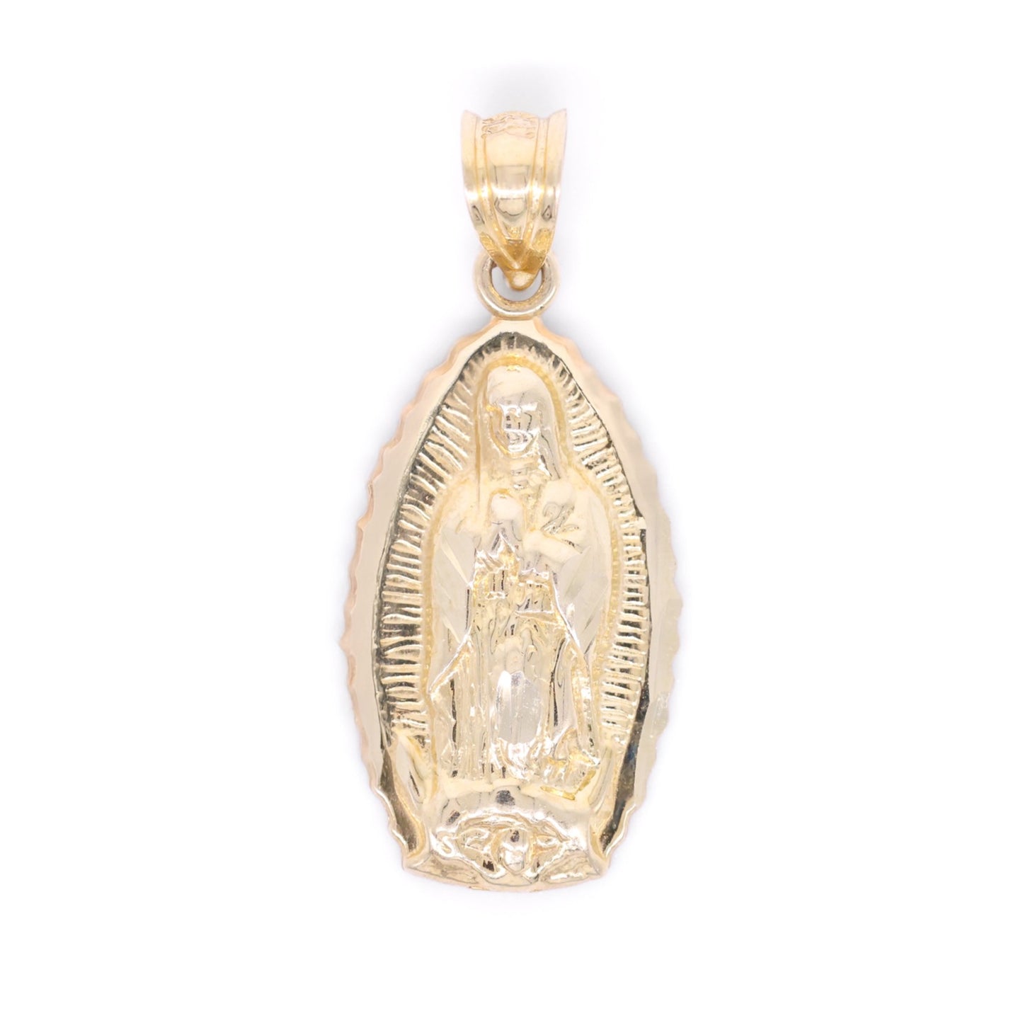 Virgin Mary Pendant - 10k Gold
