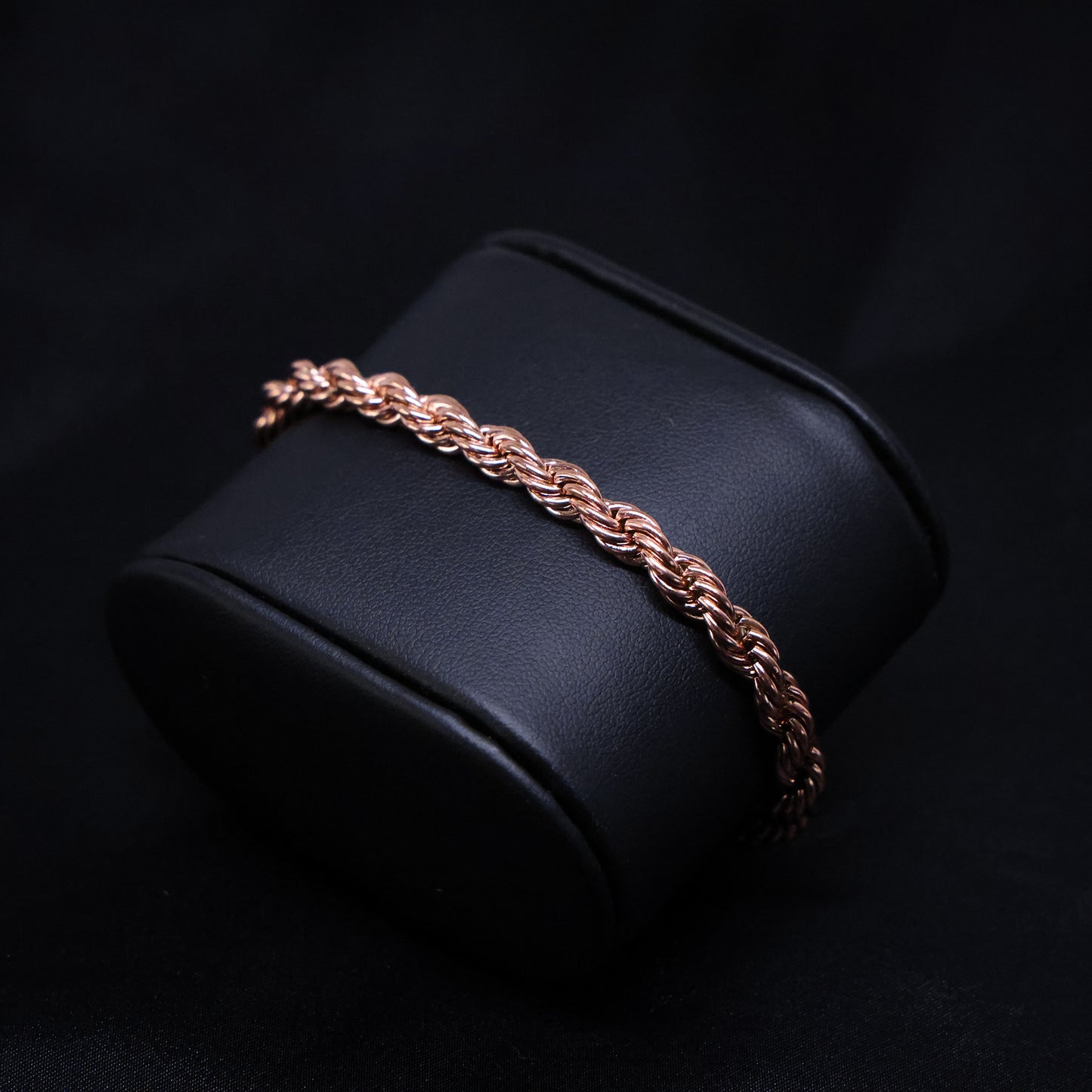 5mm Rope Bracelet  - Rose Gold