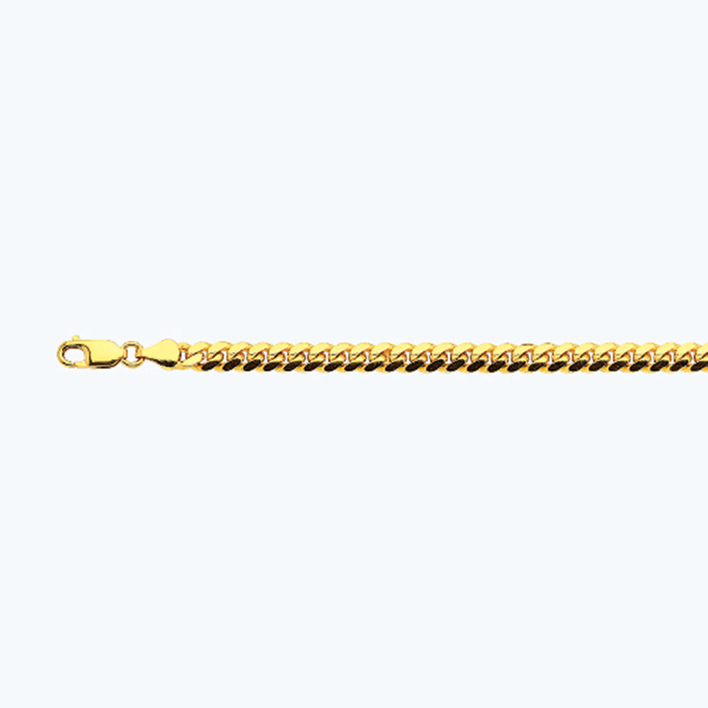 6mm Solid Miami Cuban Chain - 14k Gold