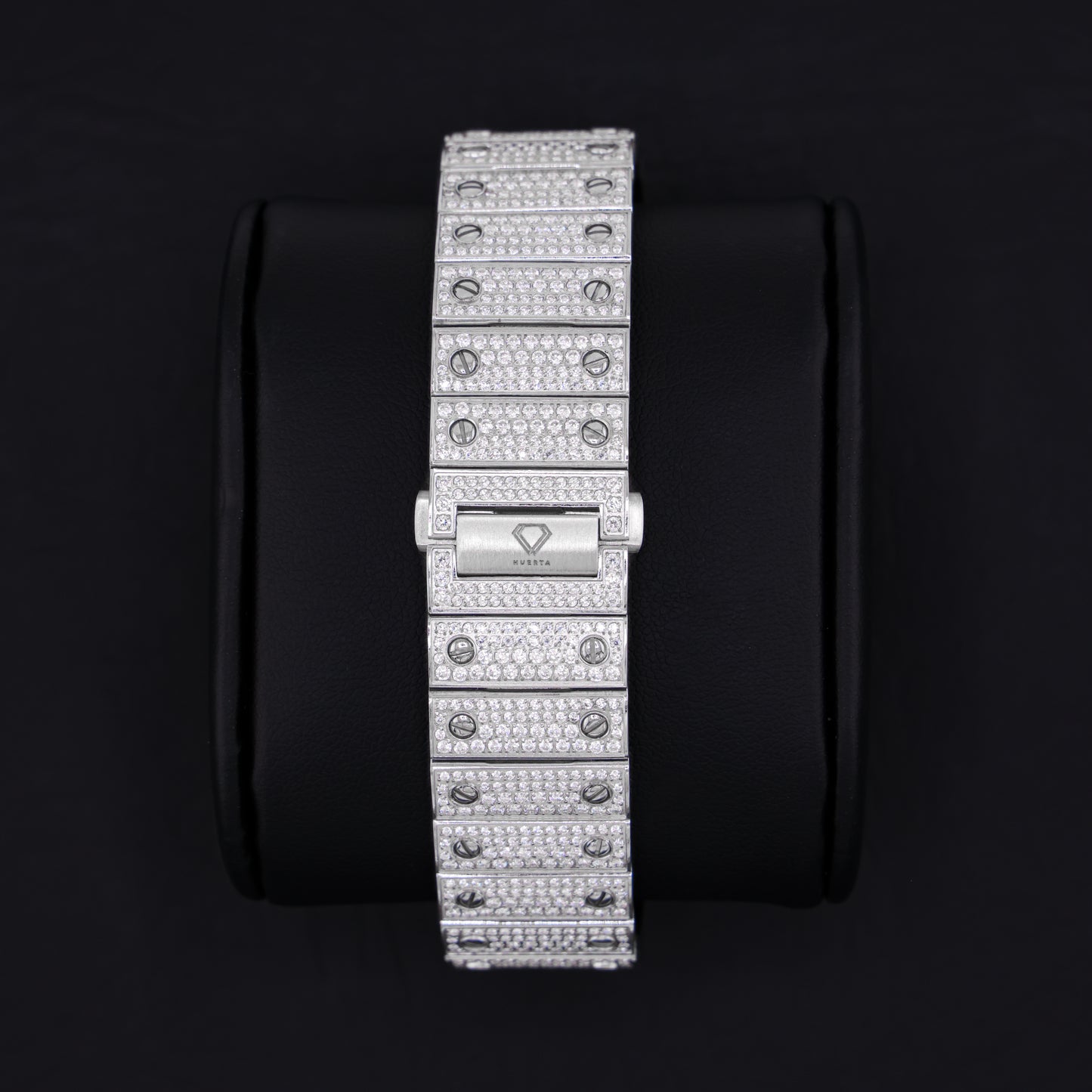 14.1 ct Moissanite Skeleton Huerta Watch - Premium 316L Stainless