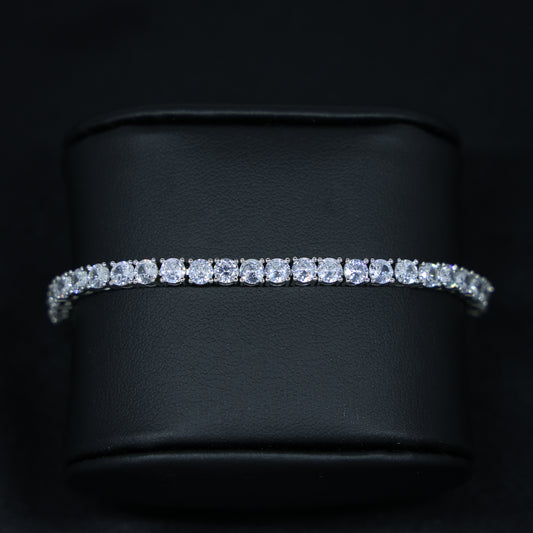 4mm Moissanite Tennis bracelet - 925 Silver