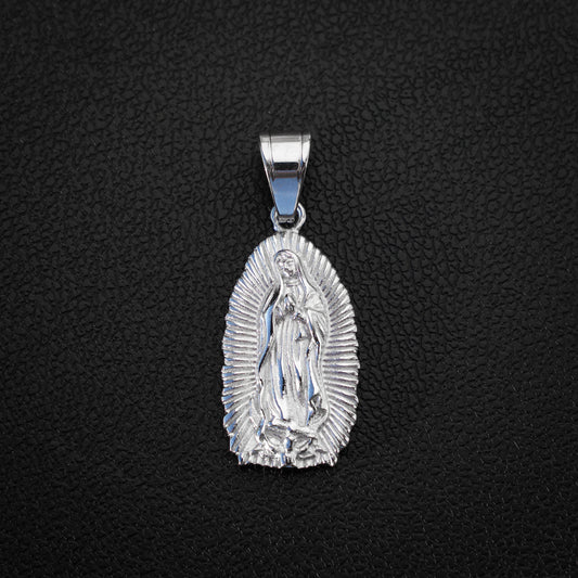 Small Virgin Mary Pendant - Premium 316L Stainless