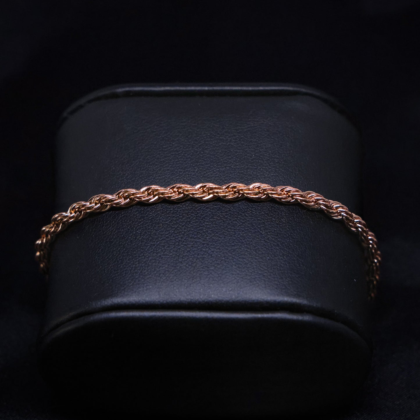 4mm Rope Bracelet - Rose Gold