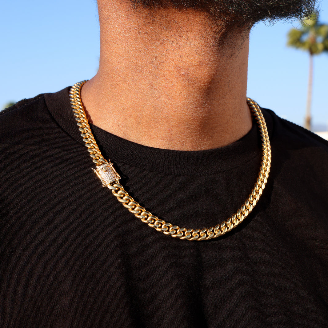 Basic Cuban Chain Men's Cuban Chains – Huerta Jewelry