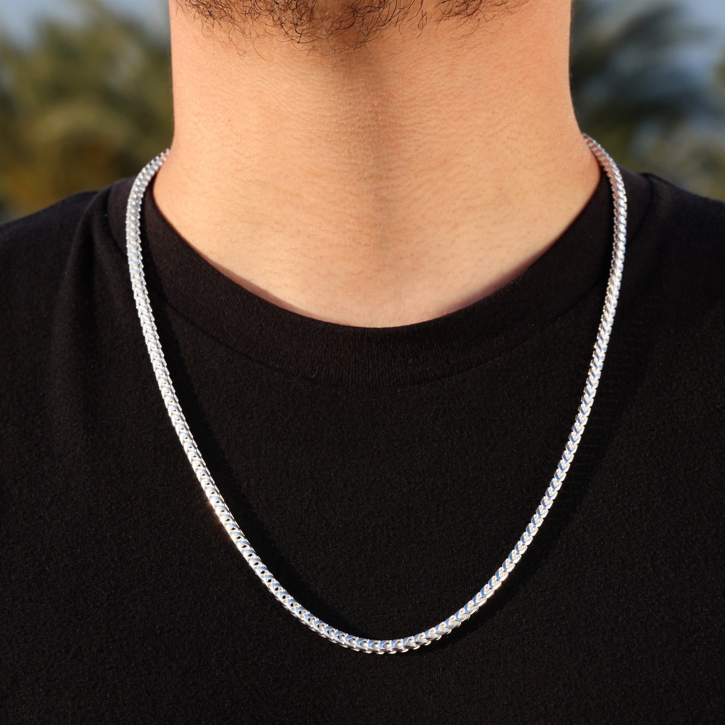 4mm Franco Chain - 925 Silver
