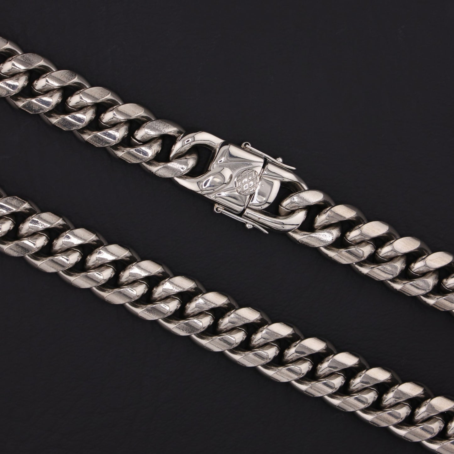 12mm Miami Cuban Chain - Premium 316L Stainless