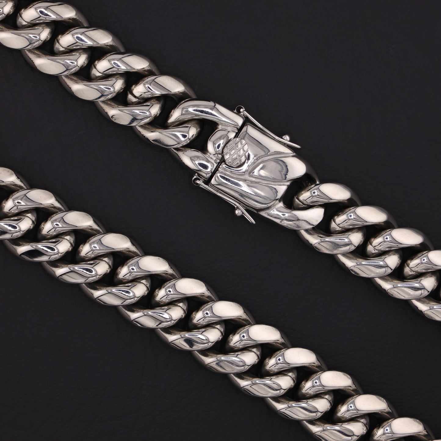 18mm Miami Cuban Chain - Premium 316L Stainless